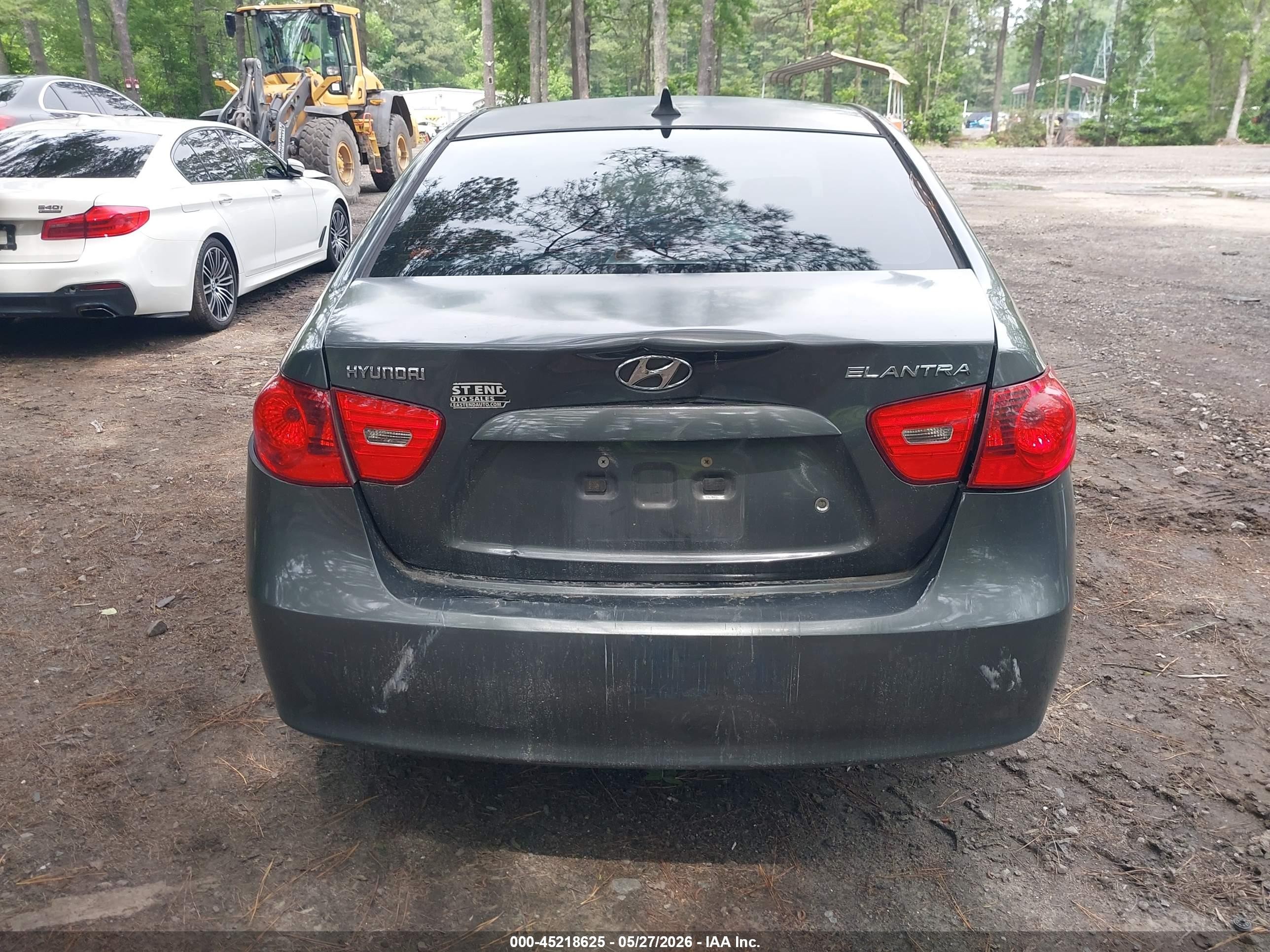 2009 Hyundai Elantra Gls Gray vin: KMHDU46D99U731714