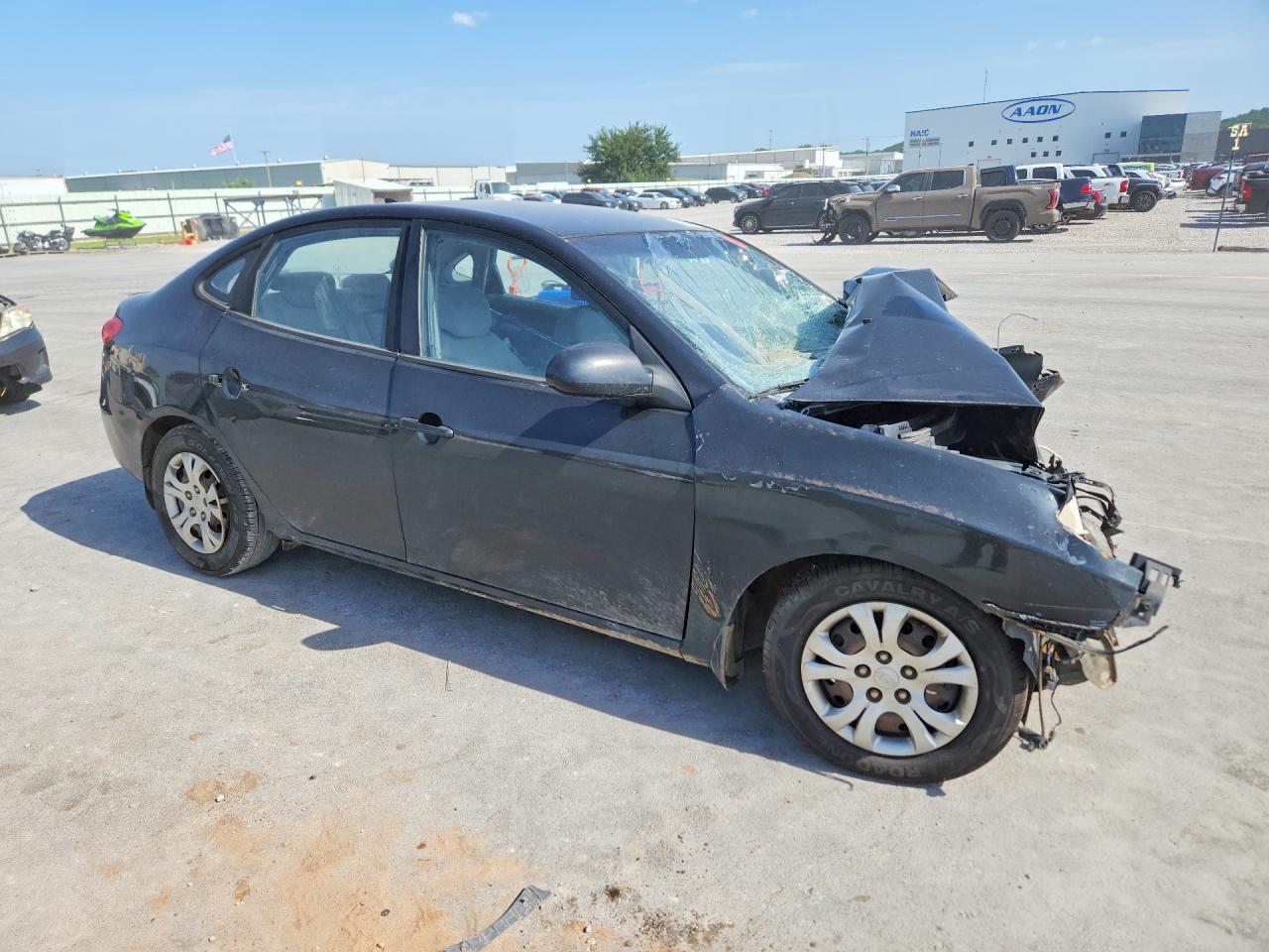 2009 Hyundai Elantra Gls Blue vin: KMHDU46D99U742096
