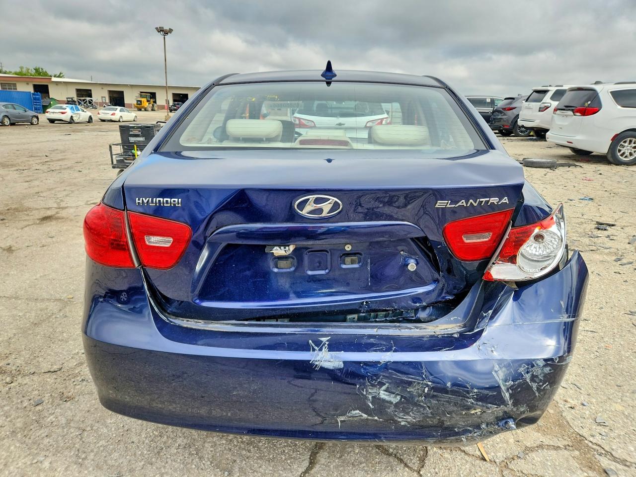 2009 Hyundai Elantra Gls Синий vin: KMHDU46D99U787636