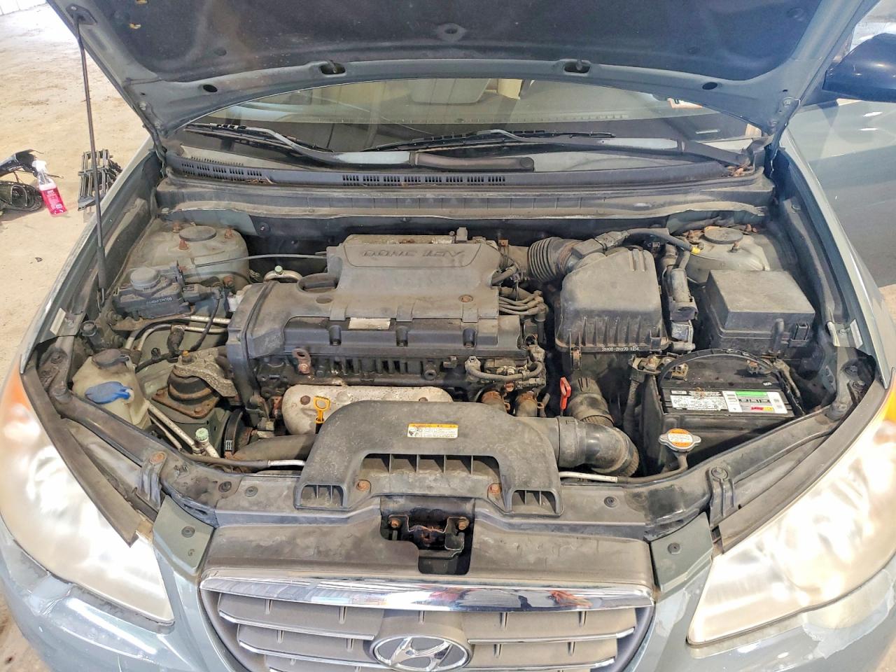 2009 Hyundai Elantra Gls Серый vin: KMHDU46D99U789709