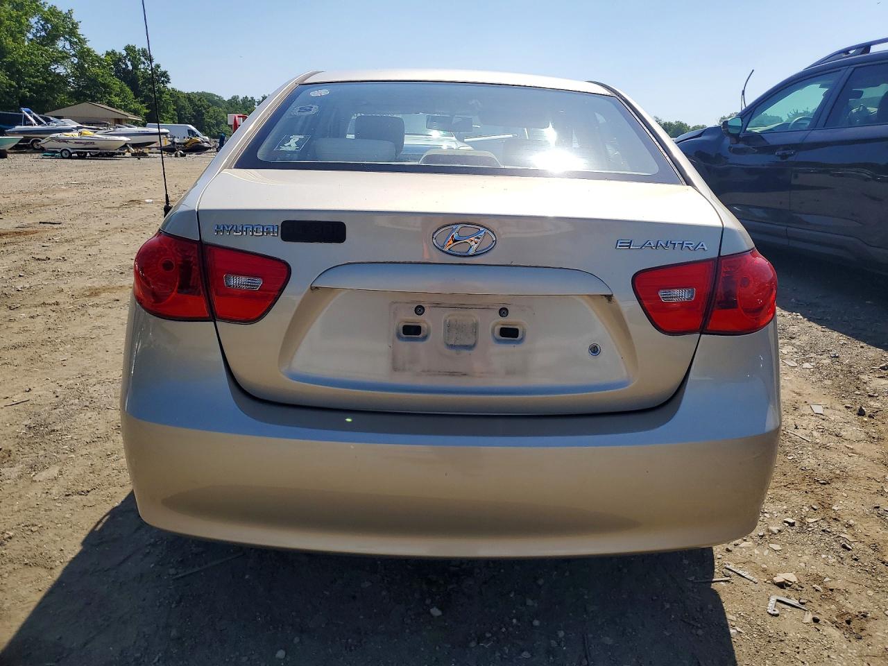 2007 Hyundai Elantra Gls Tan vin: KMHDU46DX7U074533