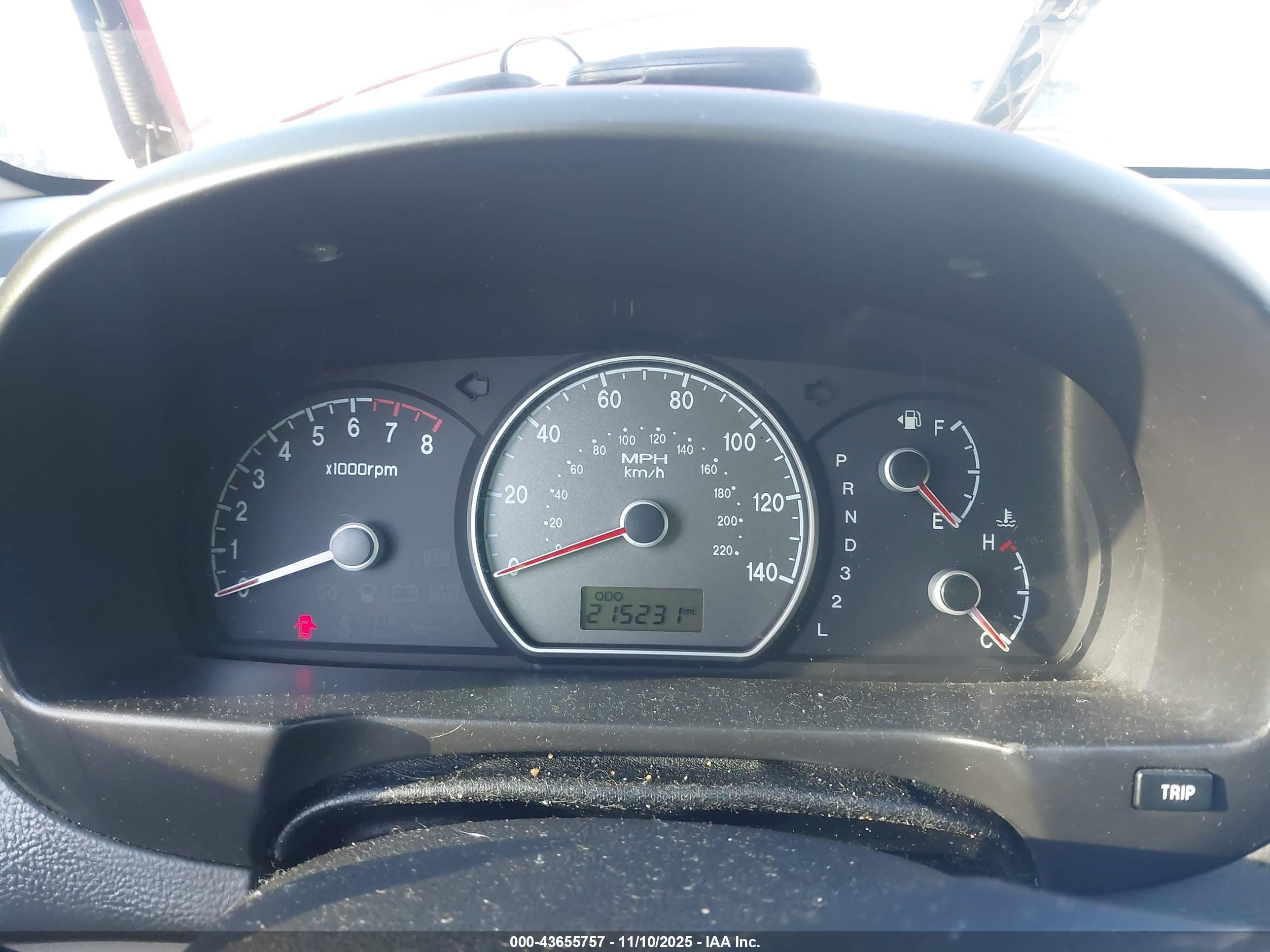 2007 Hyundai Elantra Gls/limited/se Red vin: KMHDU46DX7U090828