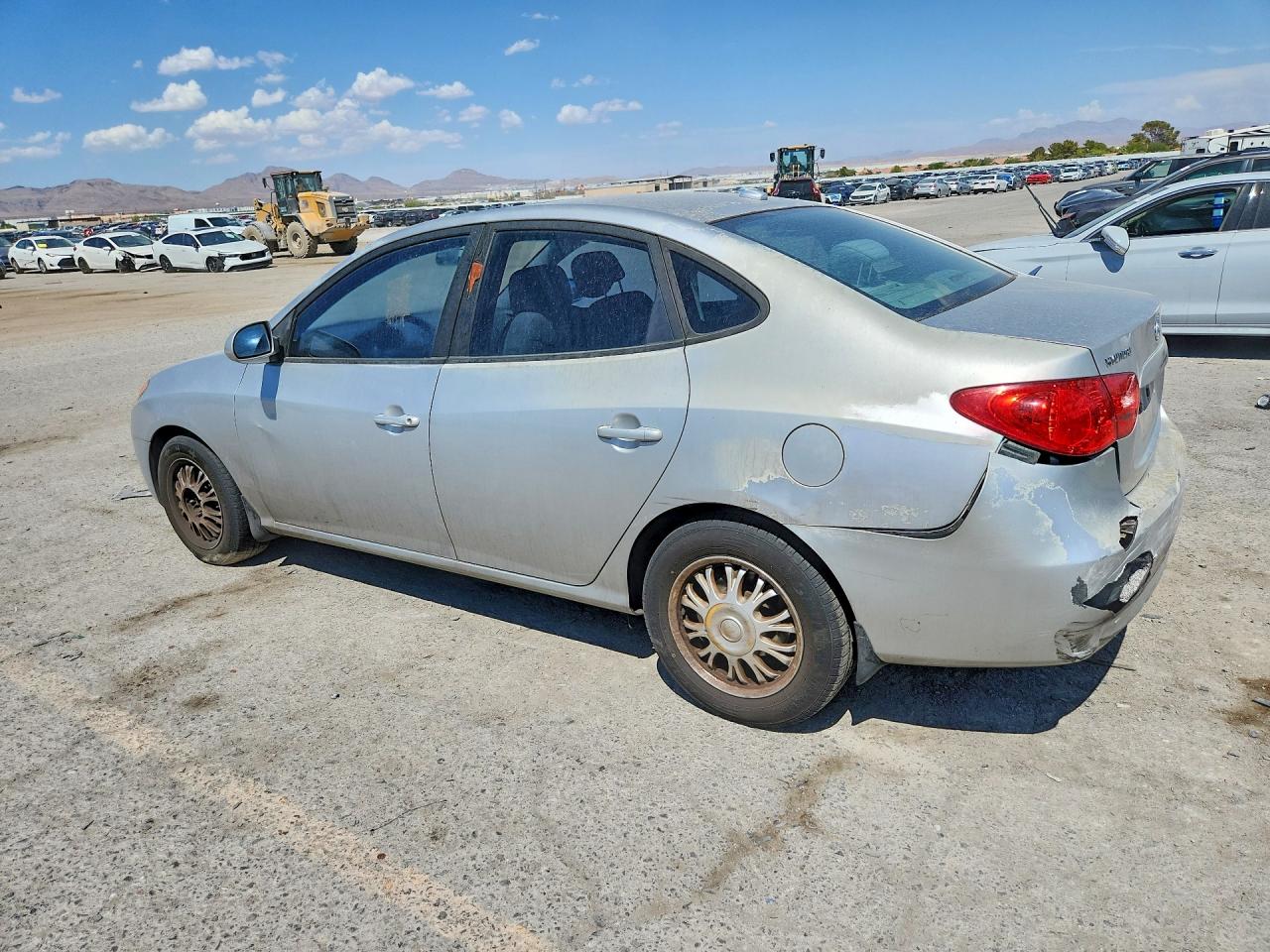 2007 Hyundai Elantra Gls Silver vin: KMHDU46DX7U220316