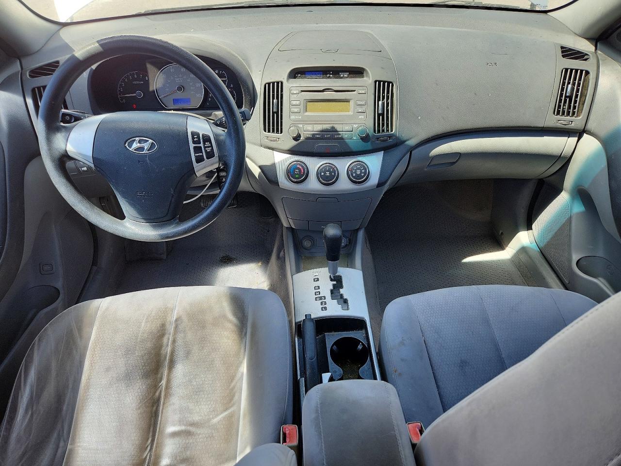 2007 Hyundai Elantra Gls Silver vin: KMHDU46DX7U220316