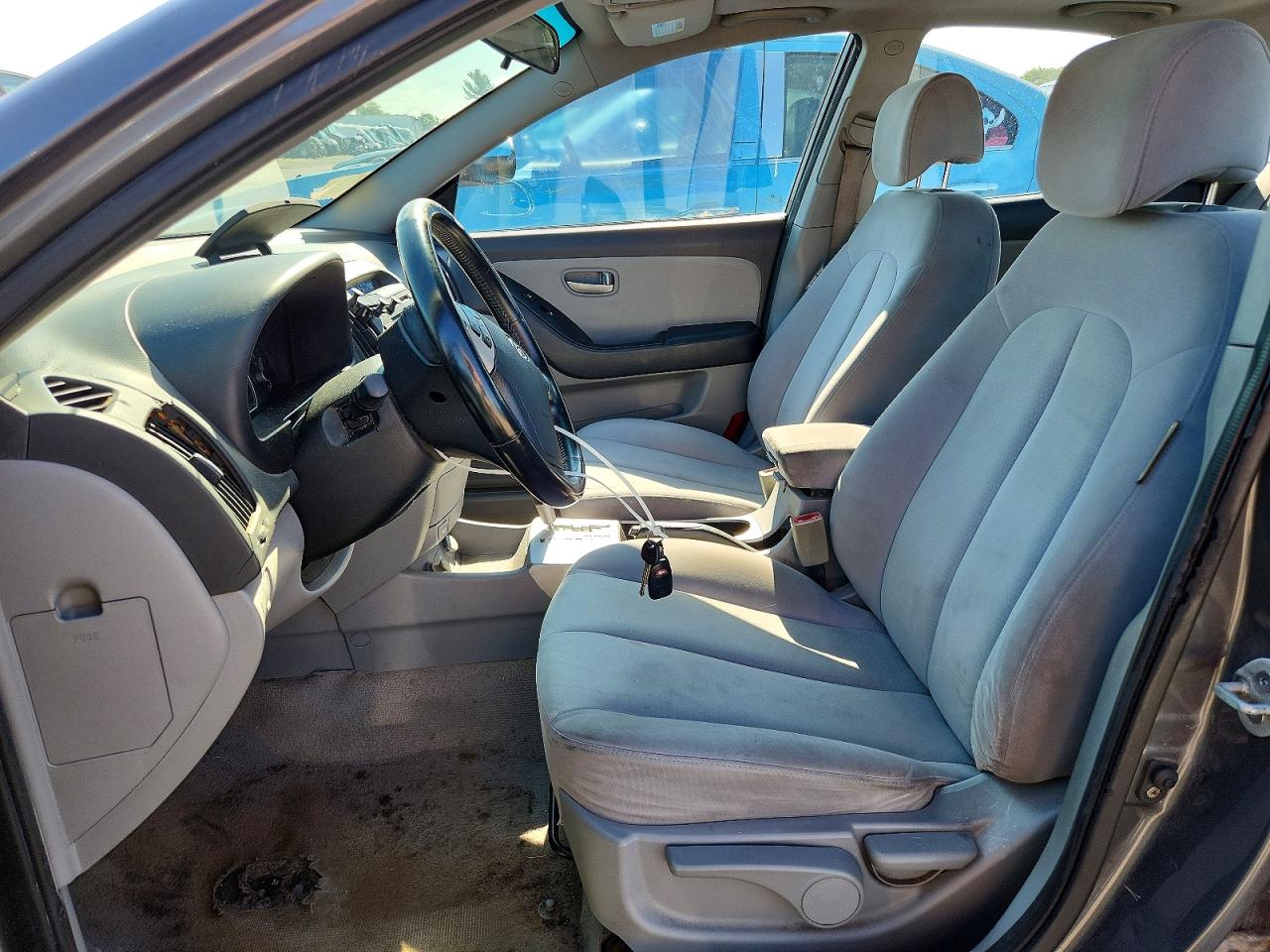 2007 Hyundai Elantra Gls Gray vin: KMHDU46DX7U225936