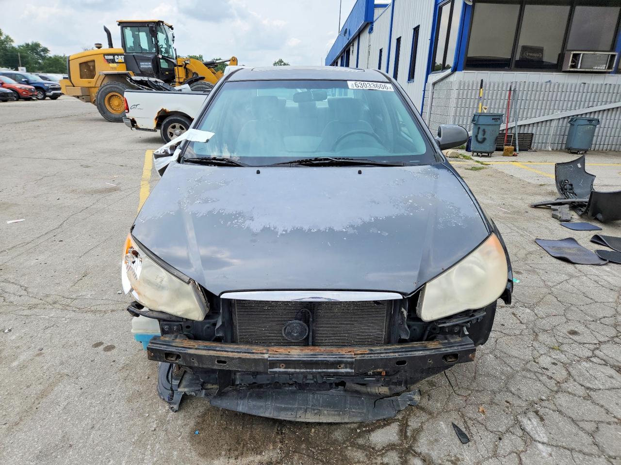 2007 Hyundai Elantra Gls Gray vin: KMHDU46DX7U225936