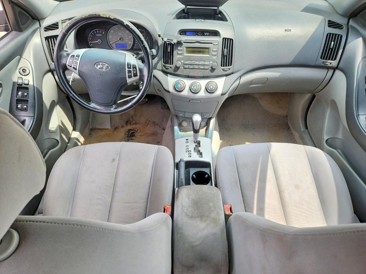 2007 Hyundai Elantra Gls Gray vin: KMHDU46DX7U225936