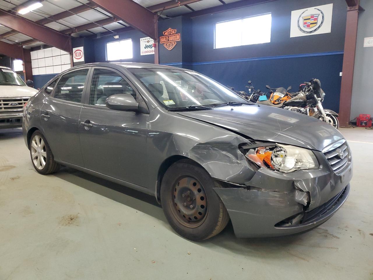 2008 Hyundai Elantra Gls Gray vin: KMHDU46DX8U273986
