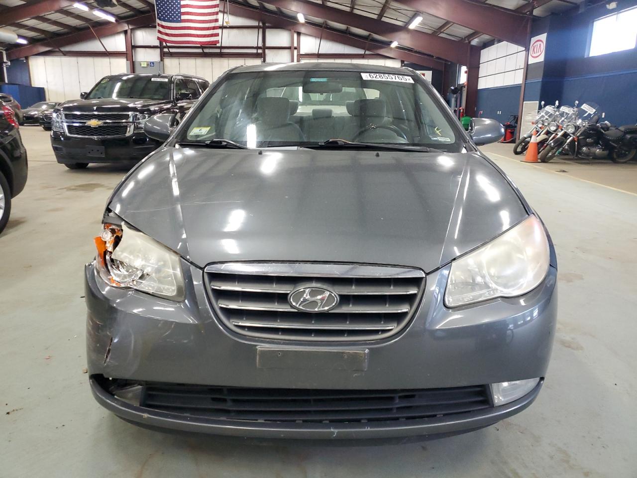 2008 Hyundai Elantra Gls Gray vin: KMHDU46DX8U273986