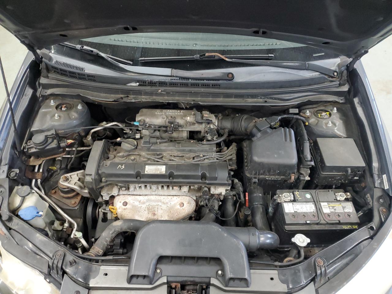 2008 Hyundai Elantra Gls Gray vin: KMHDU46DX8U273986