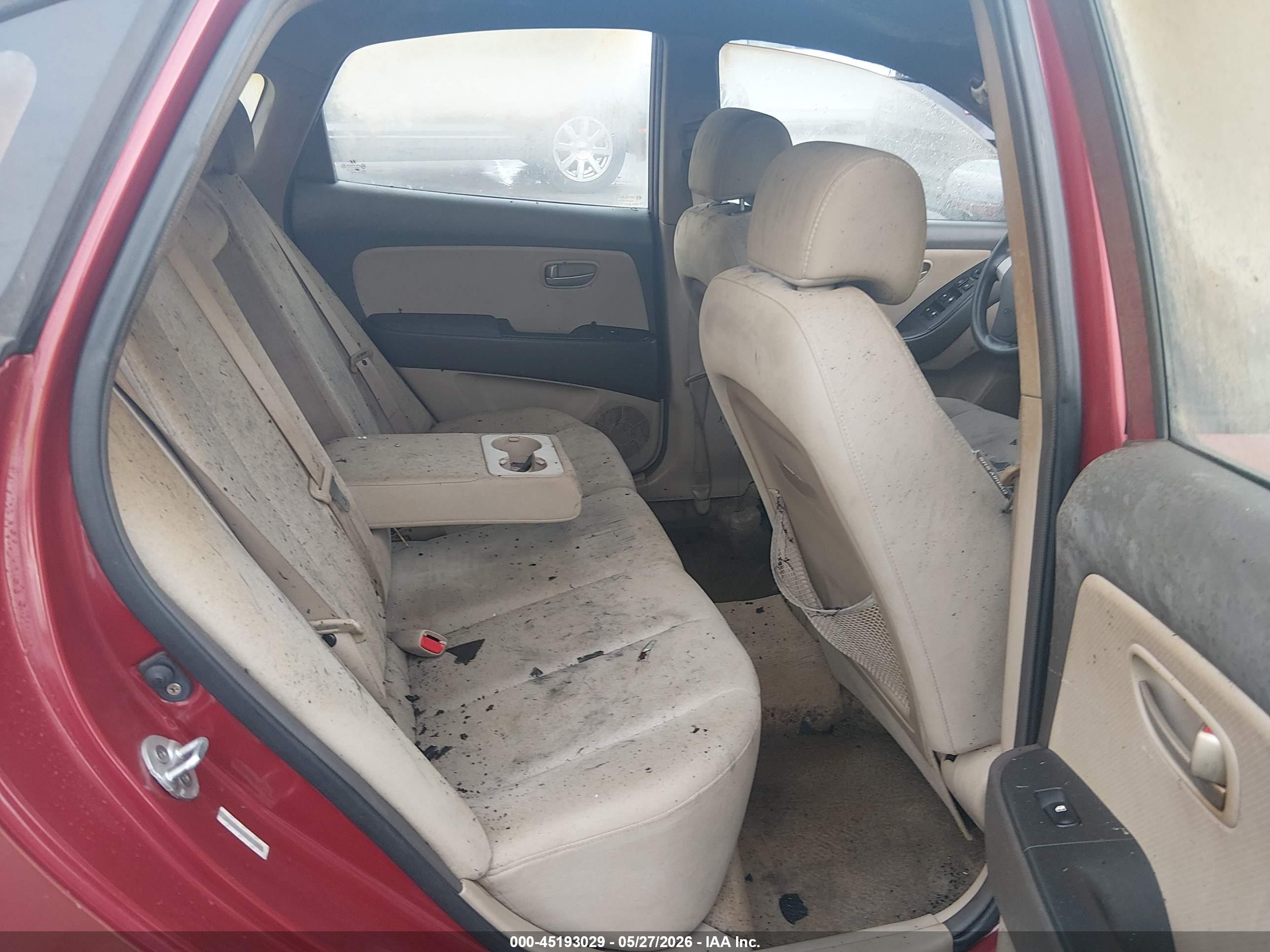 2008 Hyundai Elantra Gls/se Red vin: KMHDU46DX8U312897