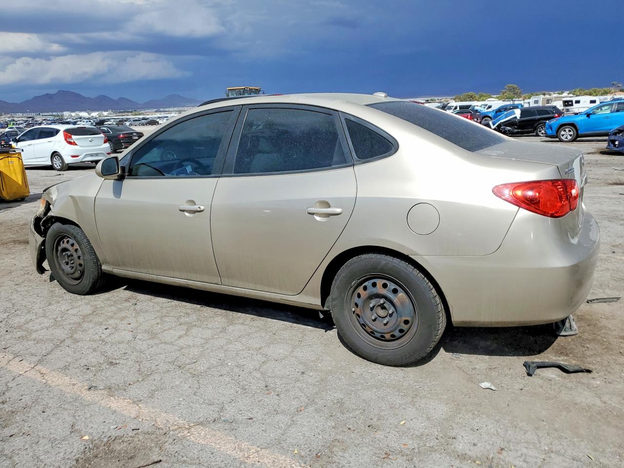 2008 Hyundai Elantra Gls Beige vin: KMHDU46DX8U324001