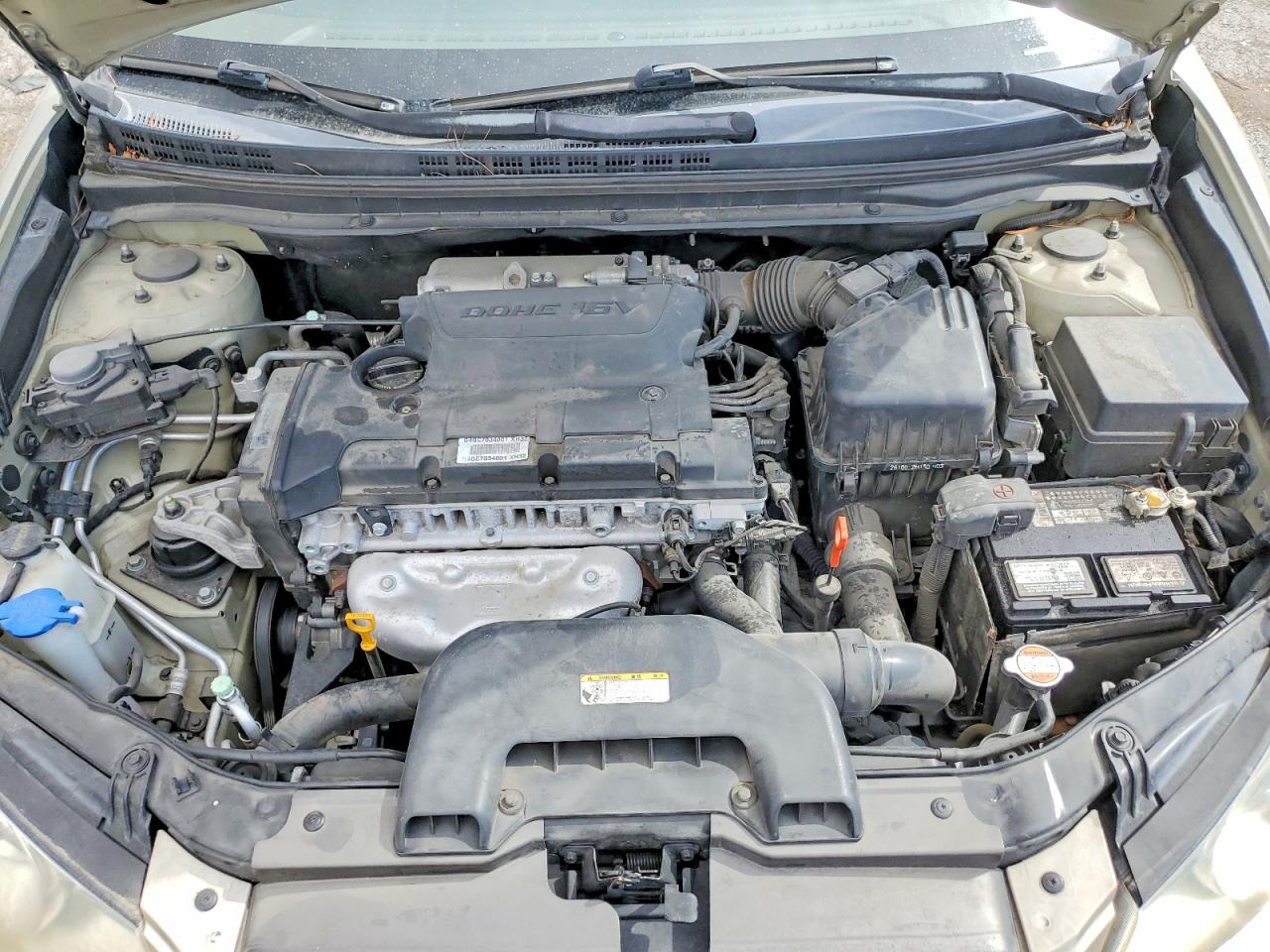 2008 Hyundai Elantra Gls Beige vin: KMHDU46DX8U324001
