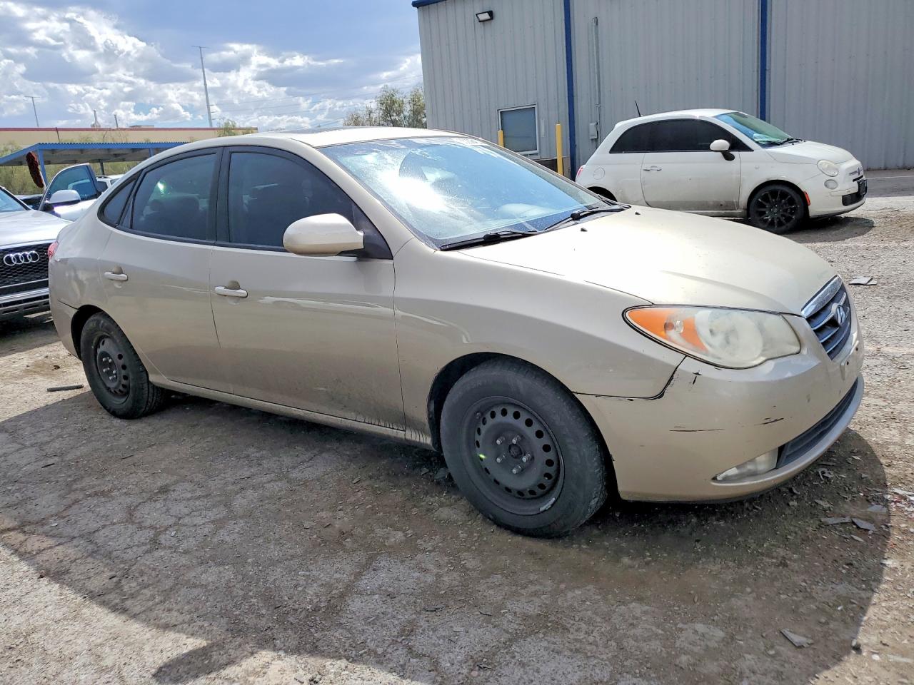 2008 Hyundai Elantra Gls Beige vin: KMHDU46DX8U324001