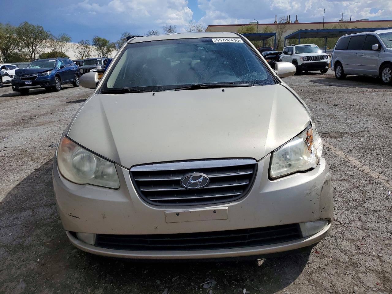 2008 Hyundai Elantra Gls Beige vin: KMHDU46DX8U324001