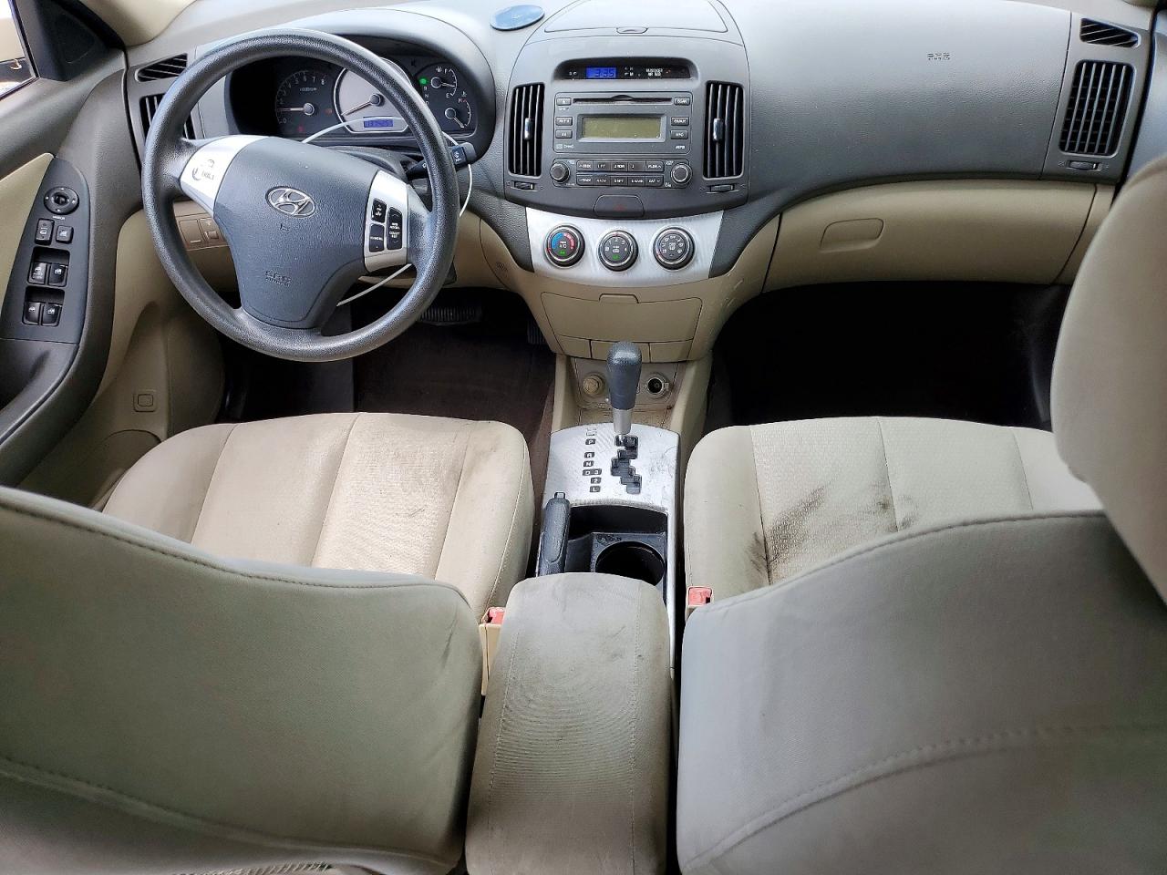 2008 Hyundai Elantra Gls Beige vin: KMHDU46DX8U324001