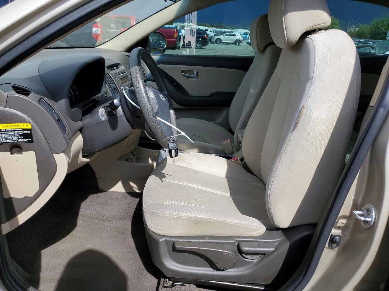 2008 Hyundai Elantra Gls Beige vin: KMHDU46DX8U324001