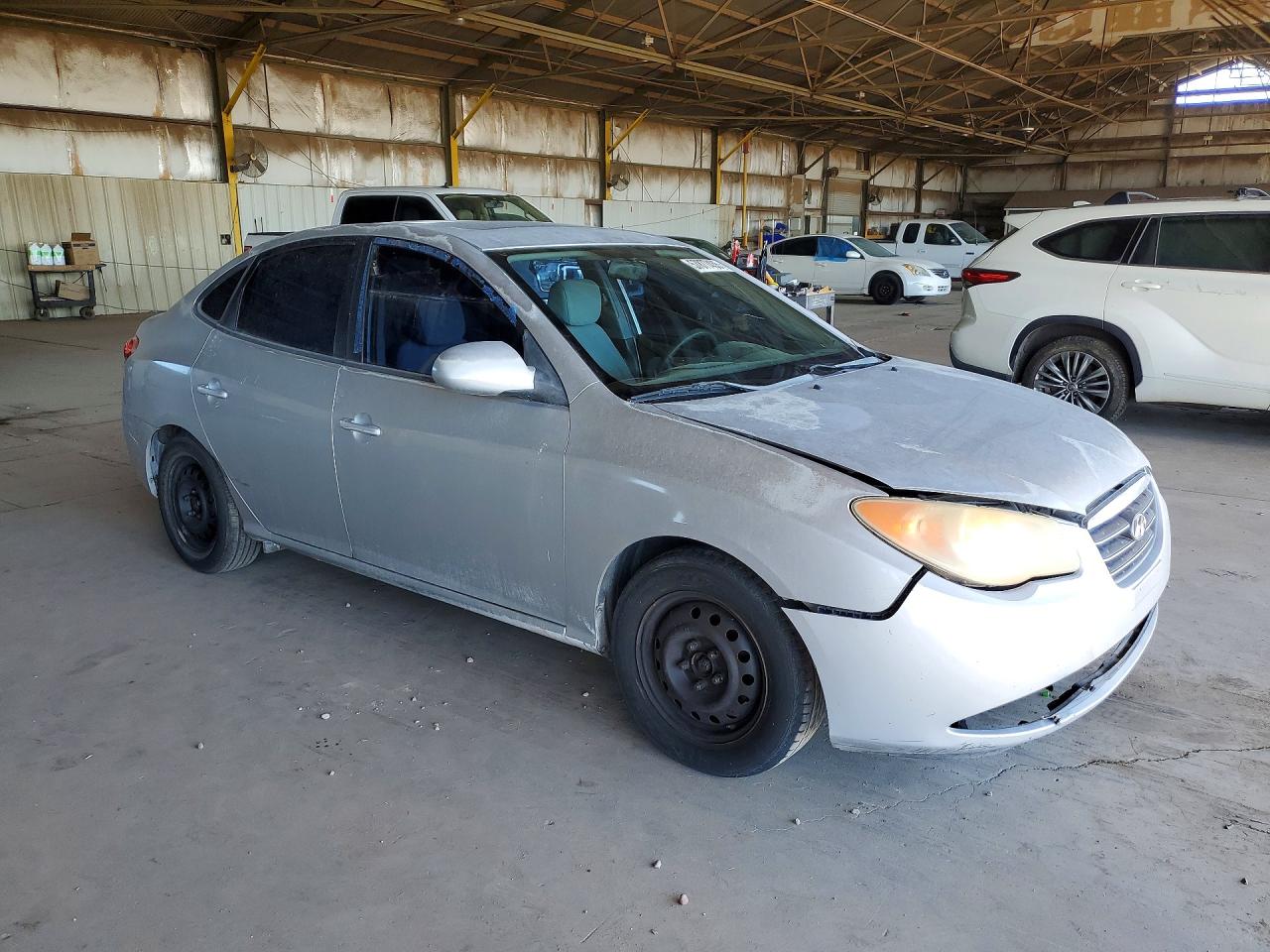 2008 Hyundai Elantra Gls Серебряный vin: KMHDU46DX8U352610