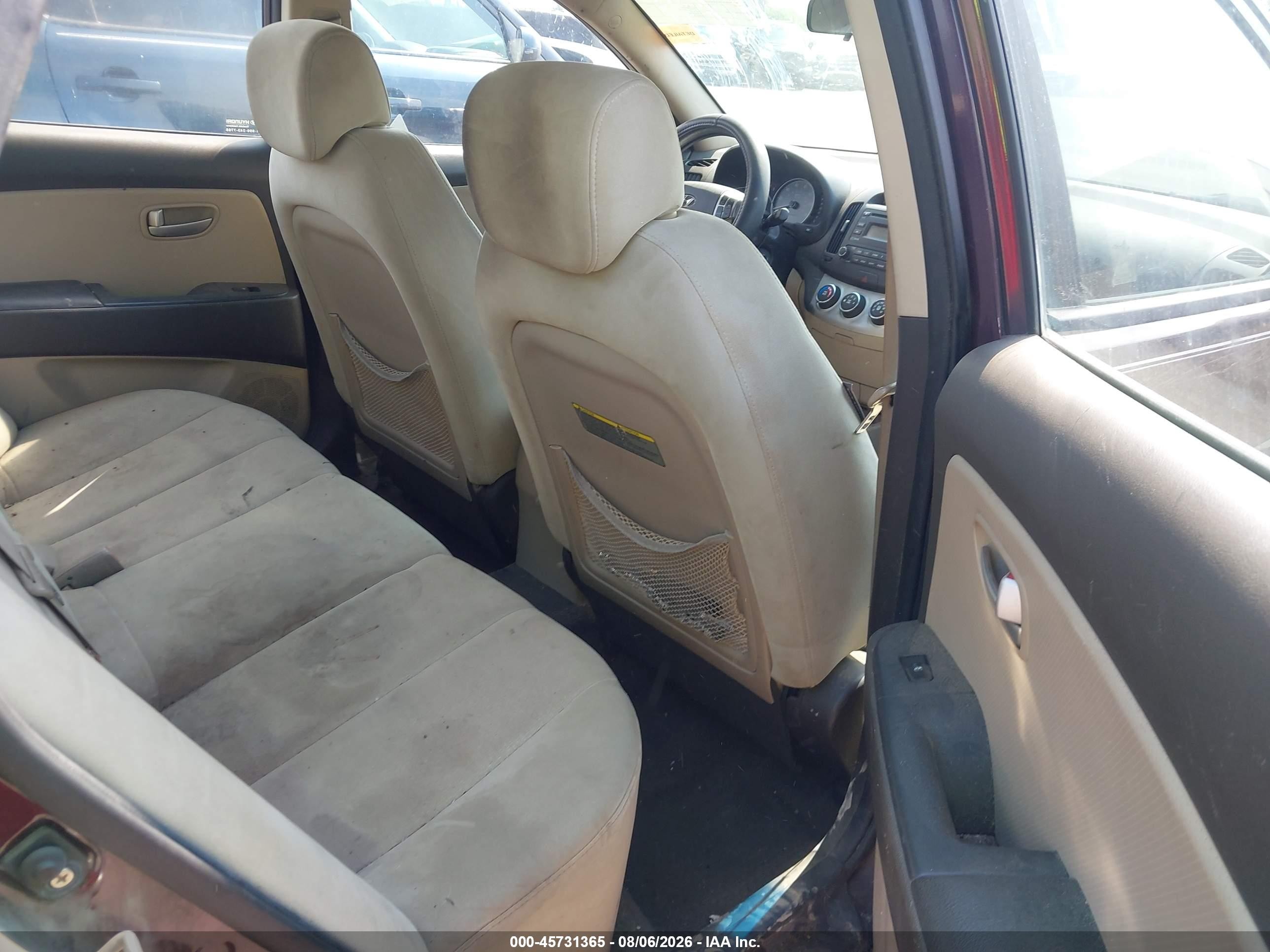 2008 Hyundai Elantra Gls/se Purple vin: KMHDU46DX8U459205