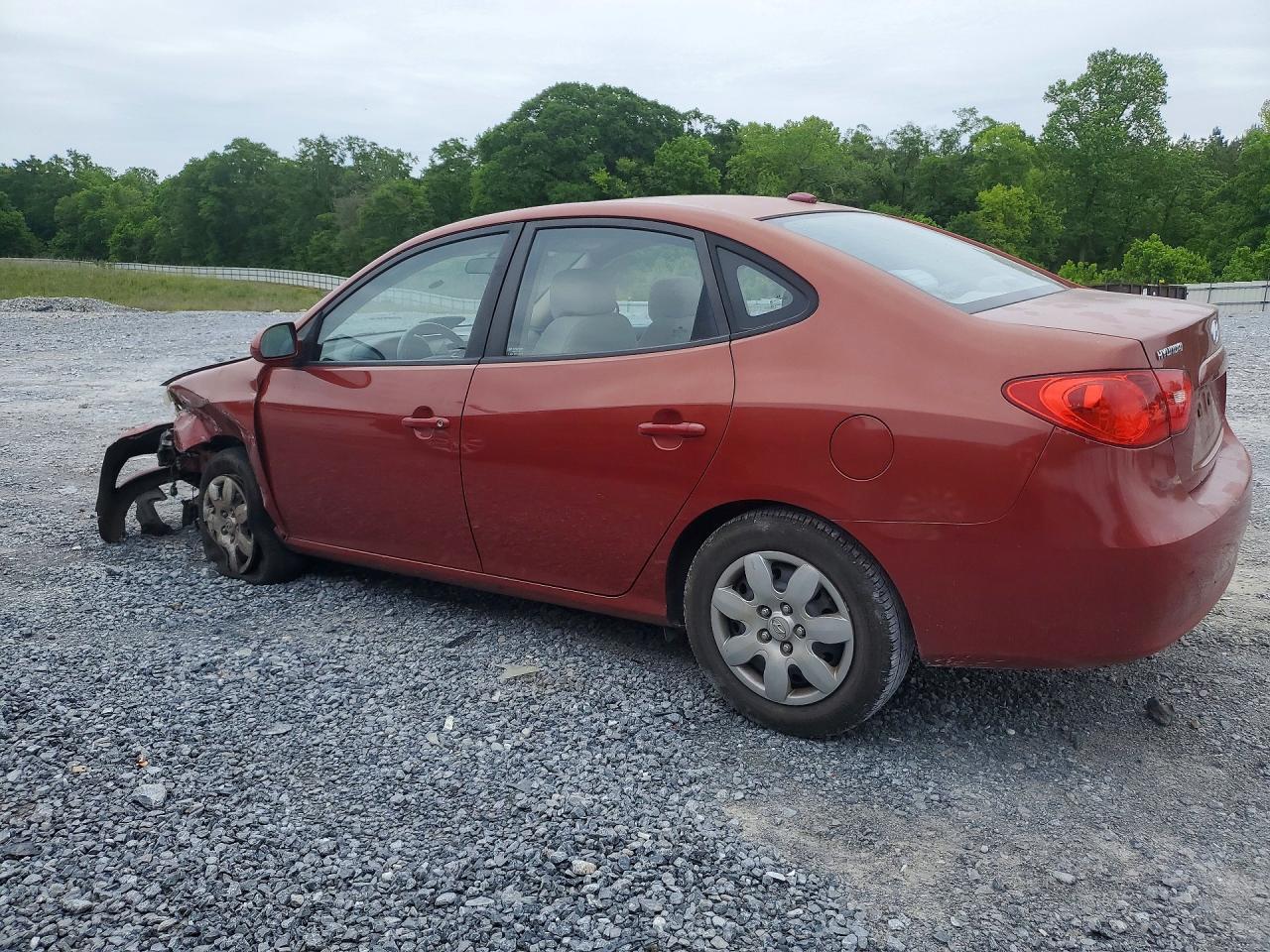 2008 Hyundai Elantra Gls Red vin: KMHDU46DX8U522710