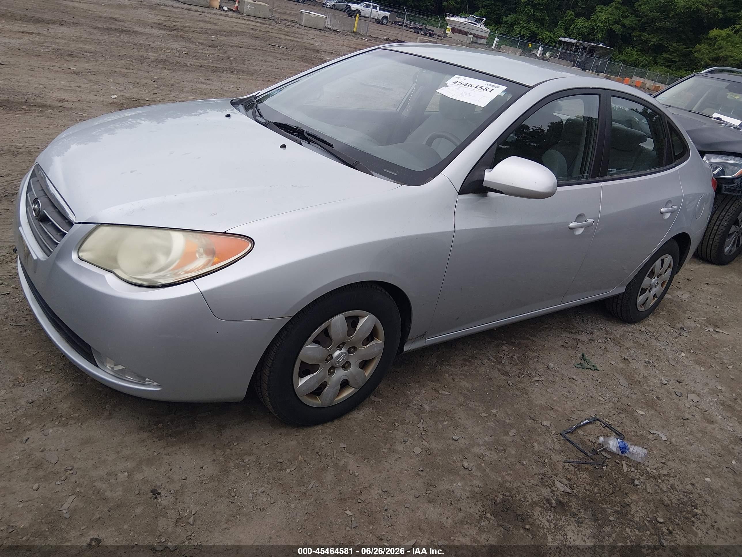 2008 Hyundai Elantra Gls/se Silver vin: KMHDU46DX8U543797