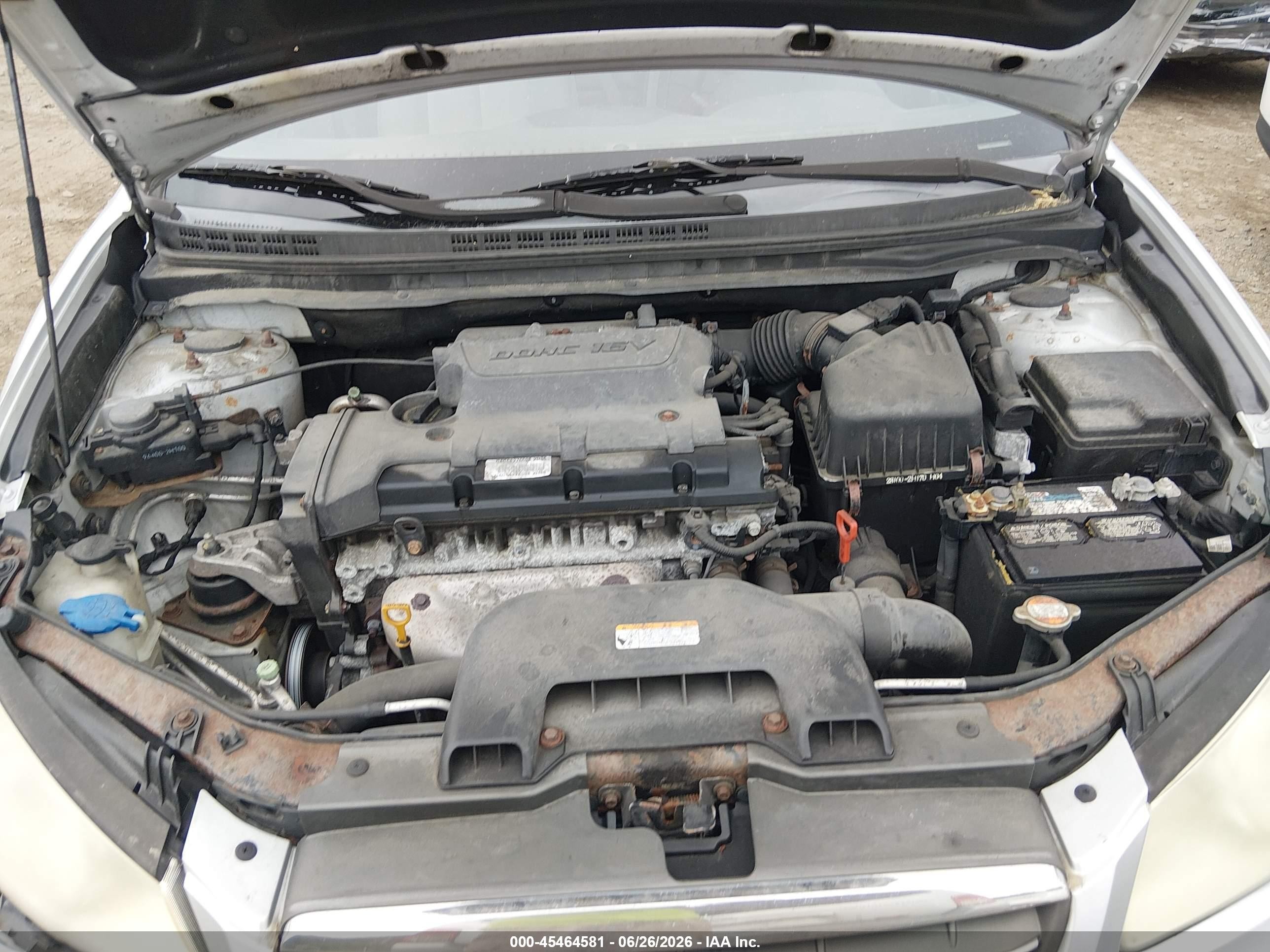 2008 Hyundai Elantra Gls/se Silver vin: KMHDU46DX8U543797