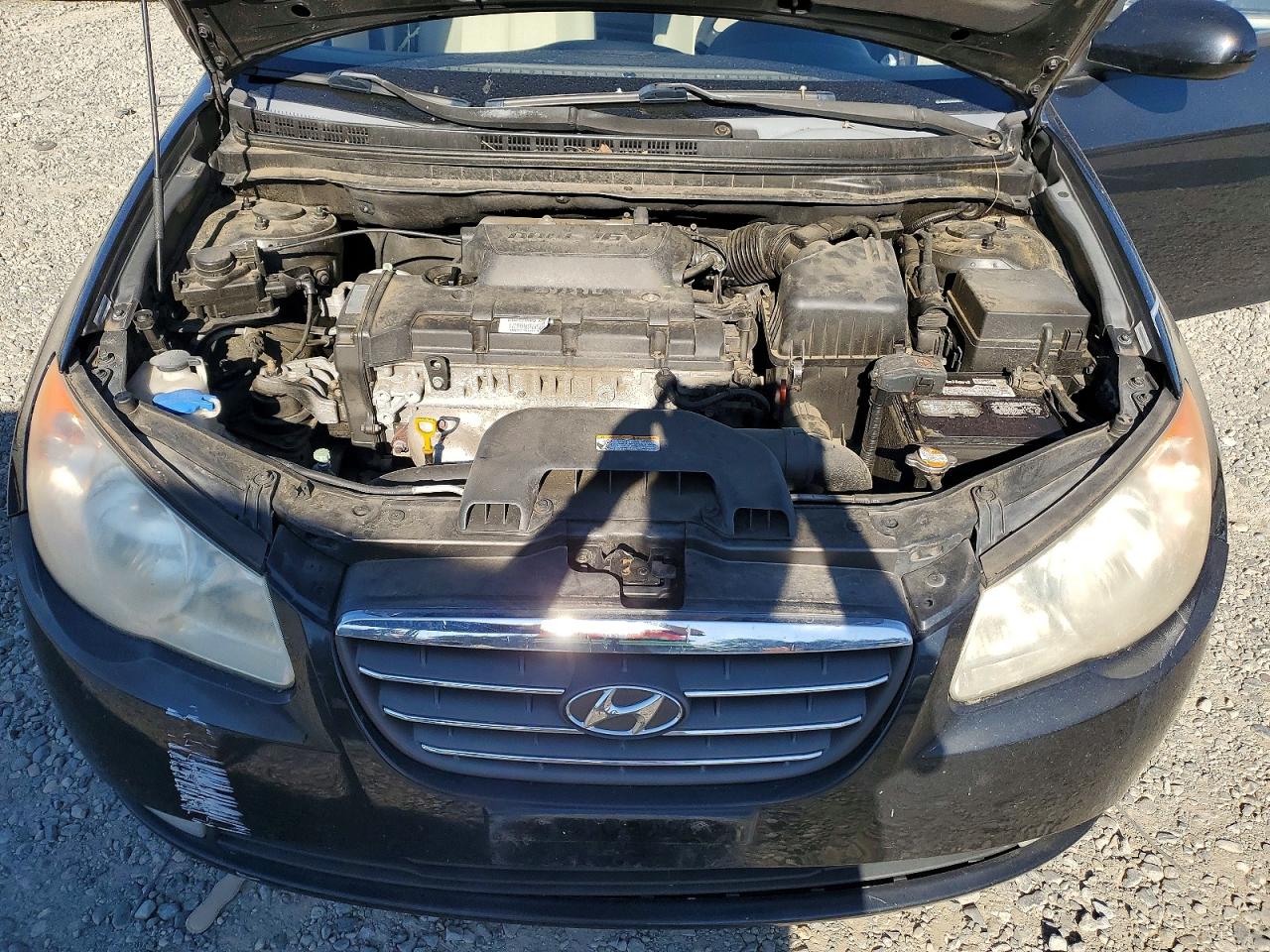 2008 Hyundai Elantra Gls Black vin: KMHDU46DX8U545274