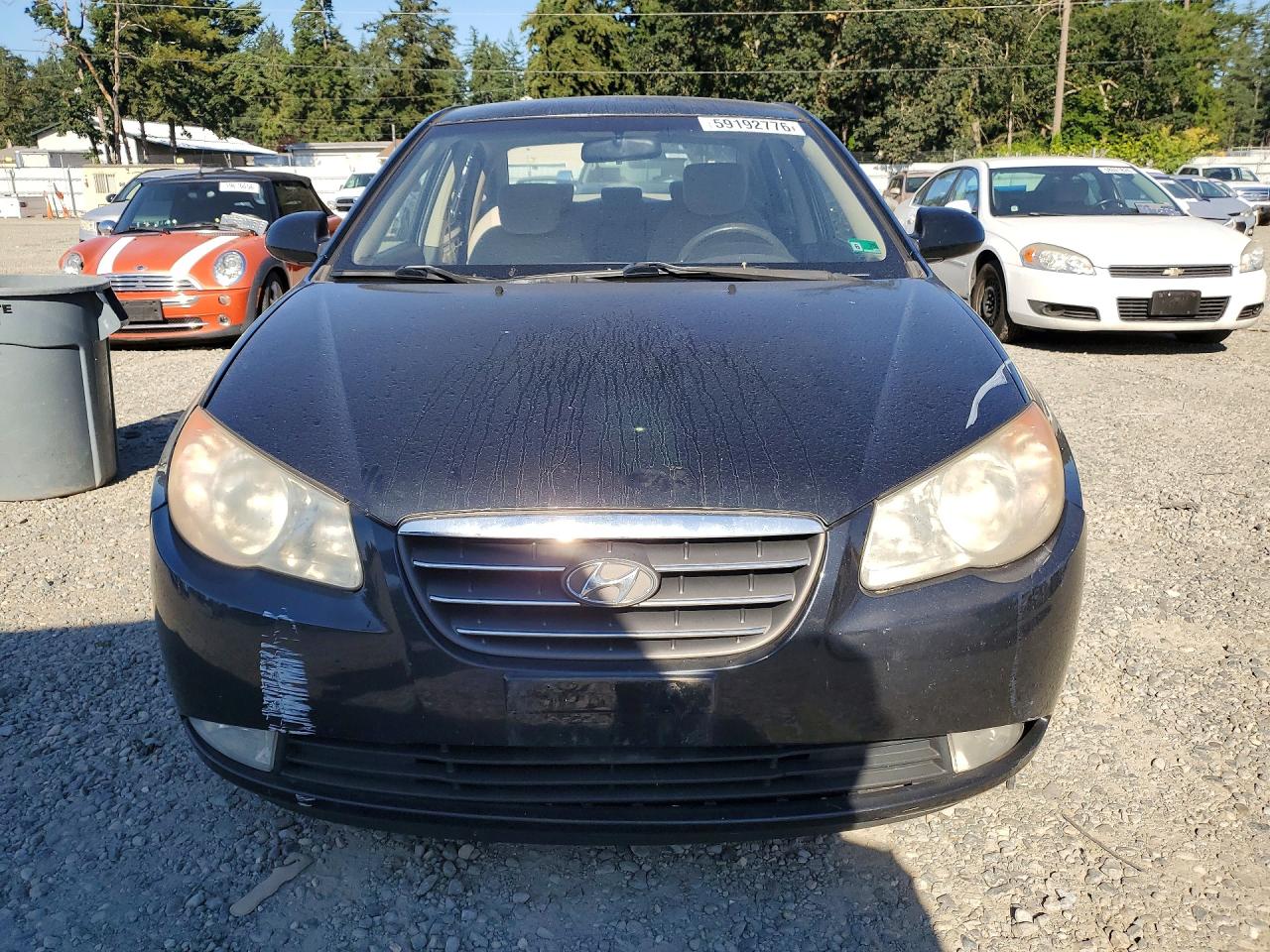 2008 Hyundai Elantra Gls Black vin: KMHDU46DX8U545274