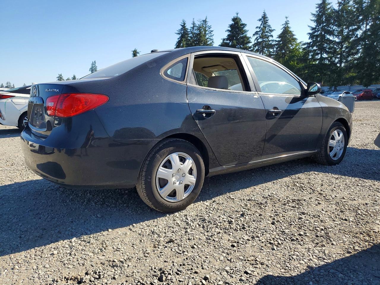 2008 Hyundai Elantra Gls Black vin: KMHDU46DX8U545274