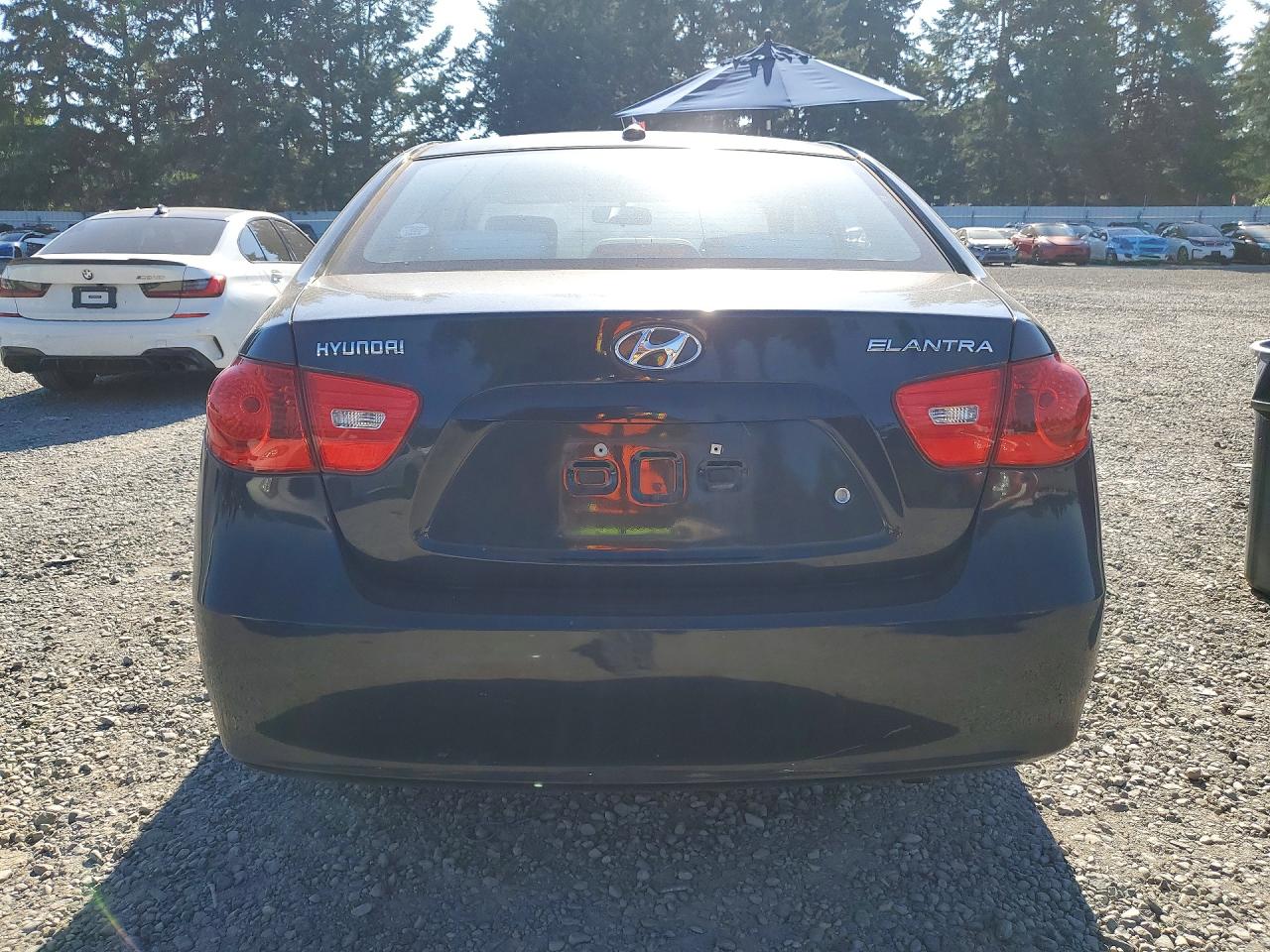 2008 Hyundai Elantra Gls Black vin: KMHDU46DX8U545274