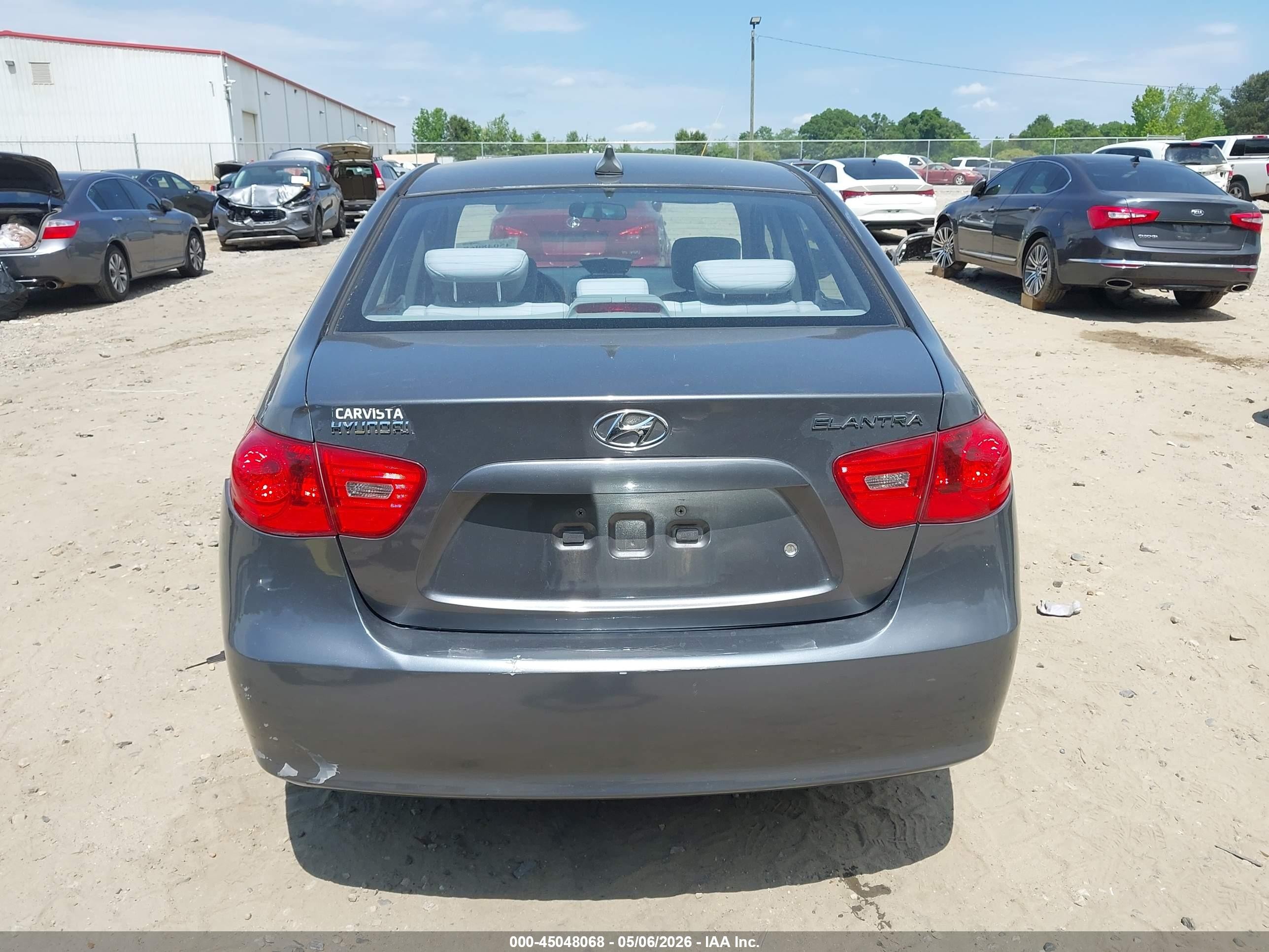 2008 Hyundai Elantra Gls/se Gray vin: KMHDU46DX8U555870