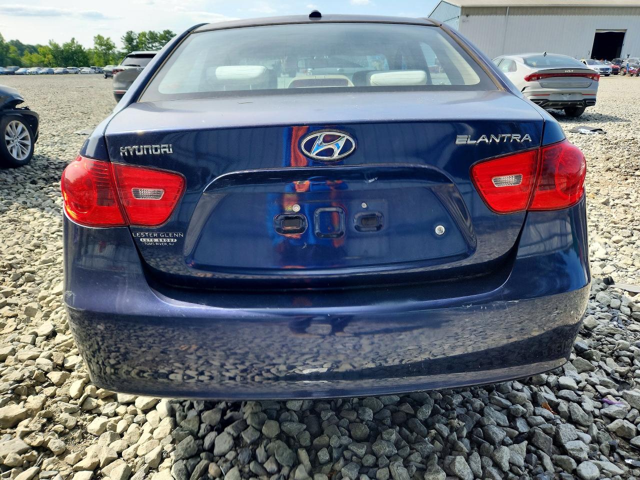 2008 Hyundai Elantra Gls Blue vin: KMHDU46DX8U575150