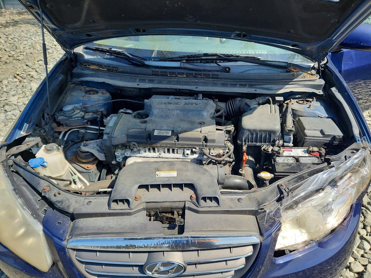 2008 Hyundai Elantra Gls Blue vin: KMHDU46DX8U575150