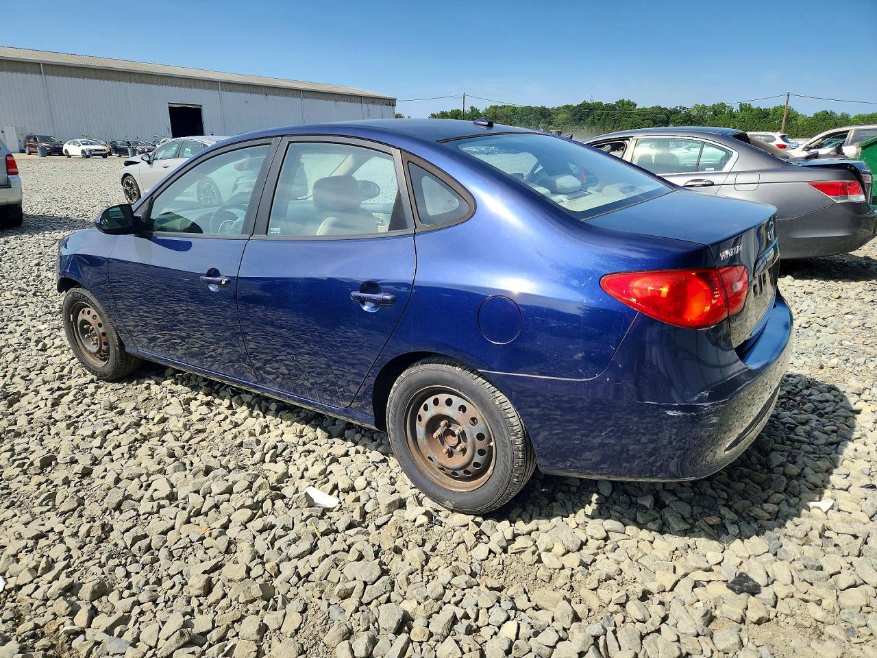2008 Hyundai Elantra Gls Blue vin: KMHDU46DX8U575150