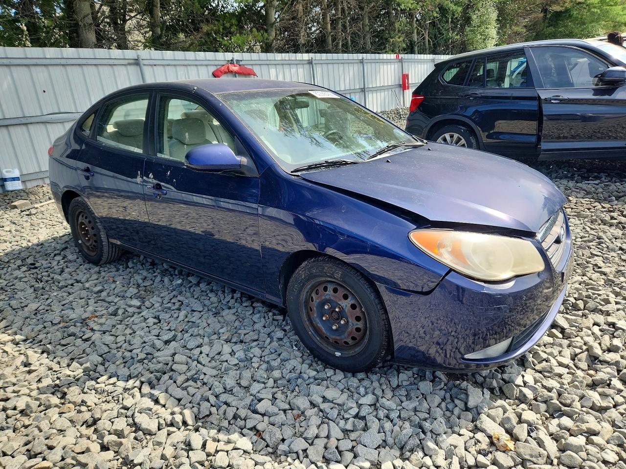 2008 Hyundai Elantra Gls Blue vin: KMHDU46DX8U575150