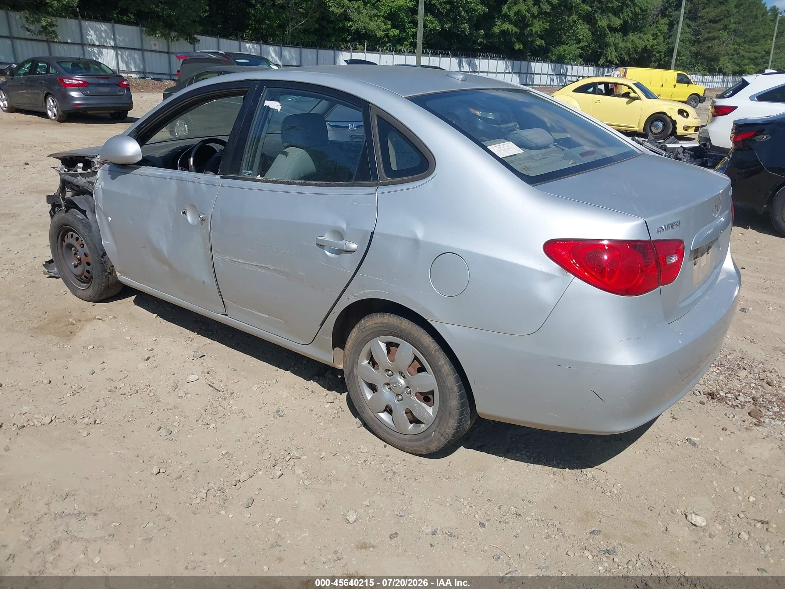 2009 Hyundai Elantra Gls Silver vin: KMHDU46DX9U594623