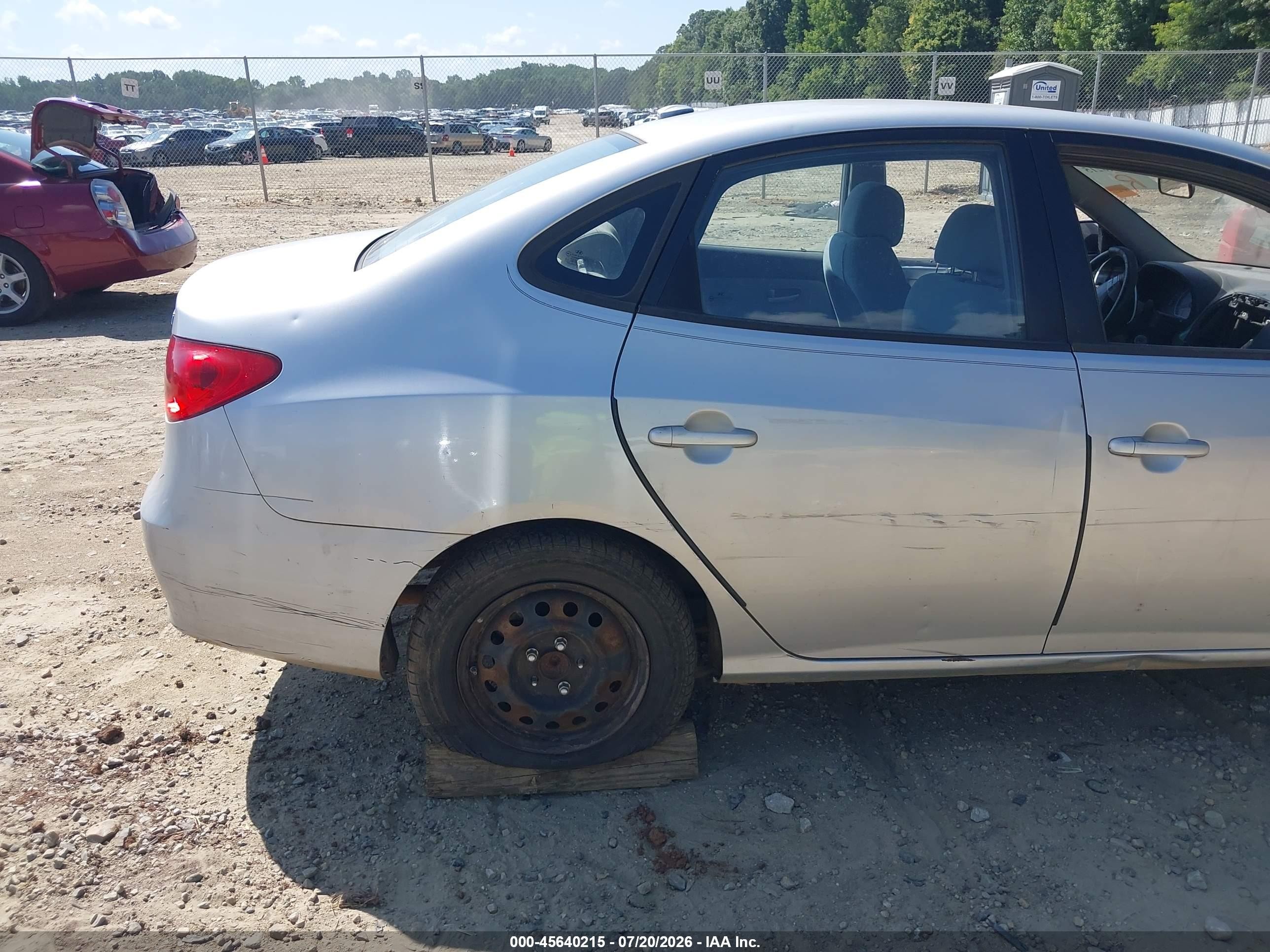 2009 Hyundai Elantra Gls Silver vin: KMHDU46DX9U594623