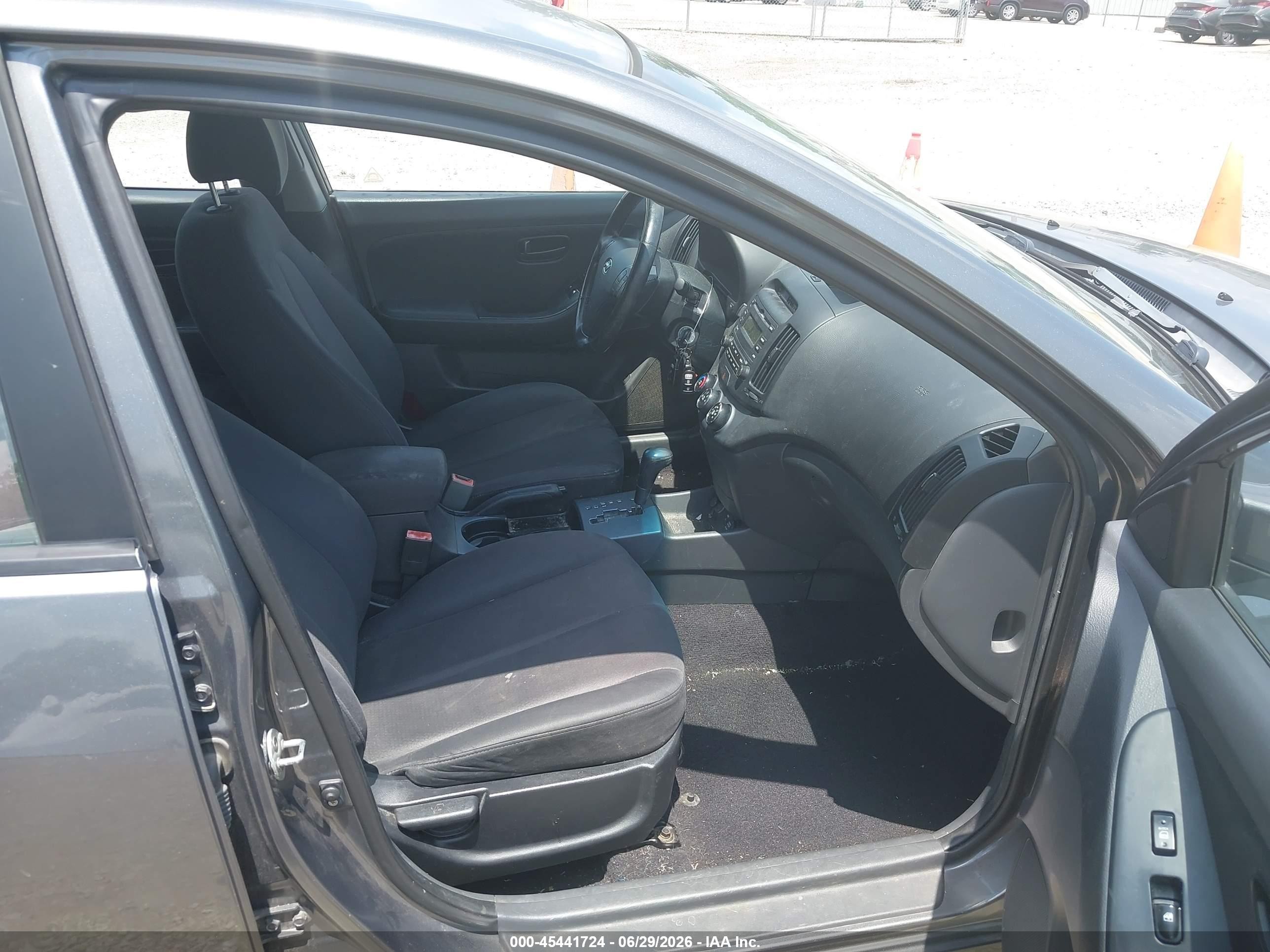 2009 Hyundai Elantra Se Gray vin: KMHDU46DX9U636224