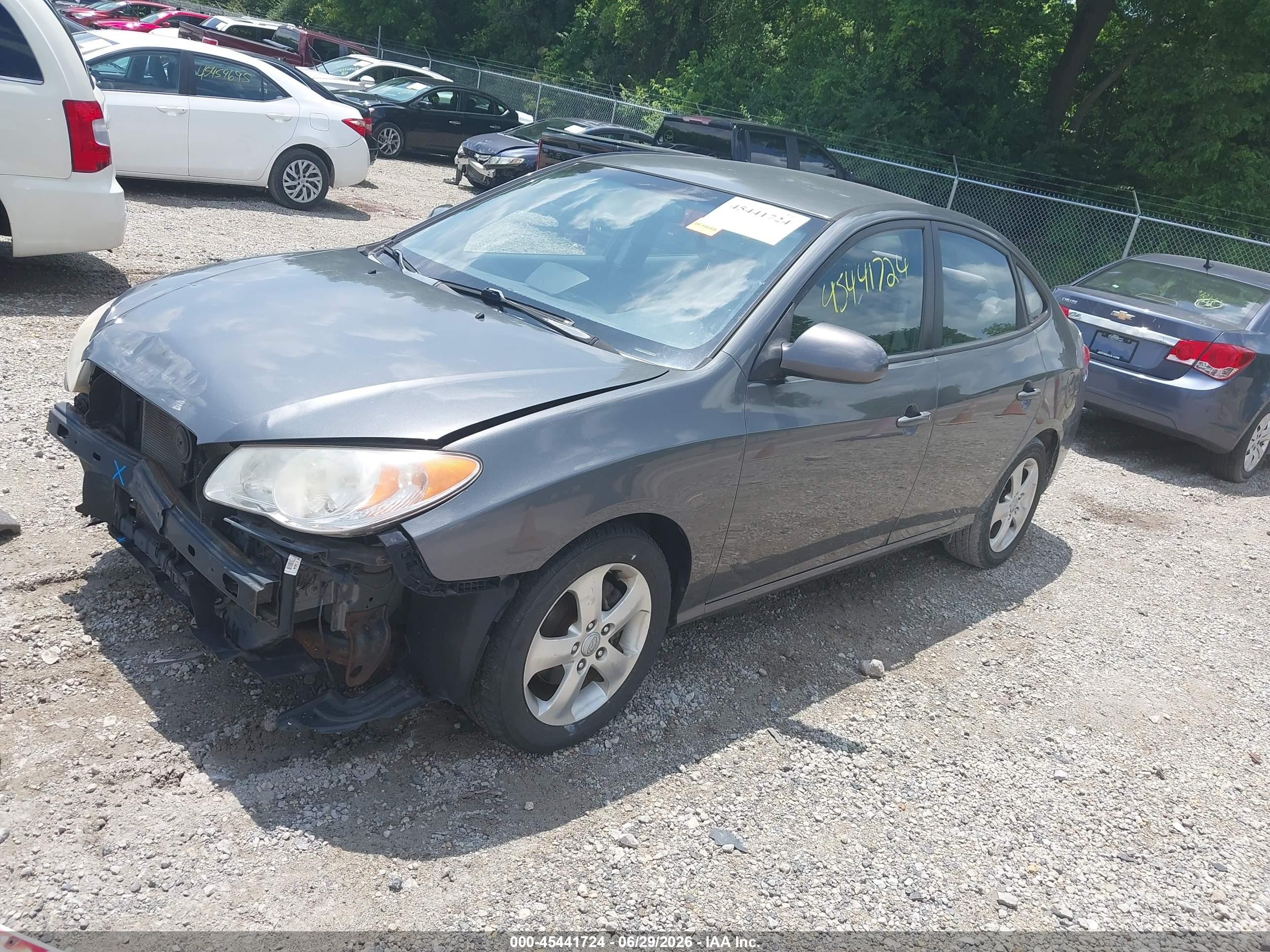 2009 Hyundai Elantra Se Gray vin: KMHDU46DX9U636224