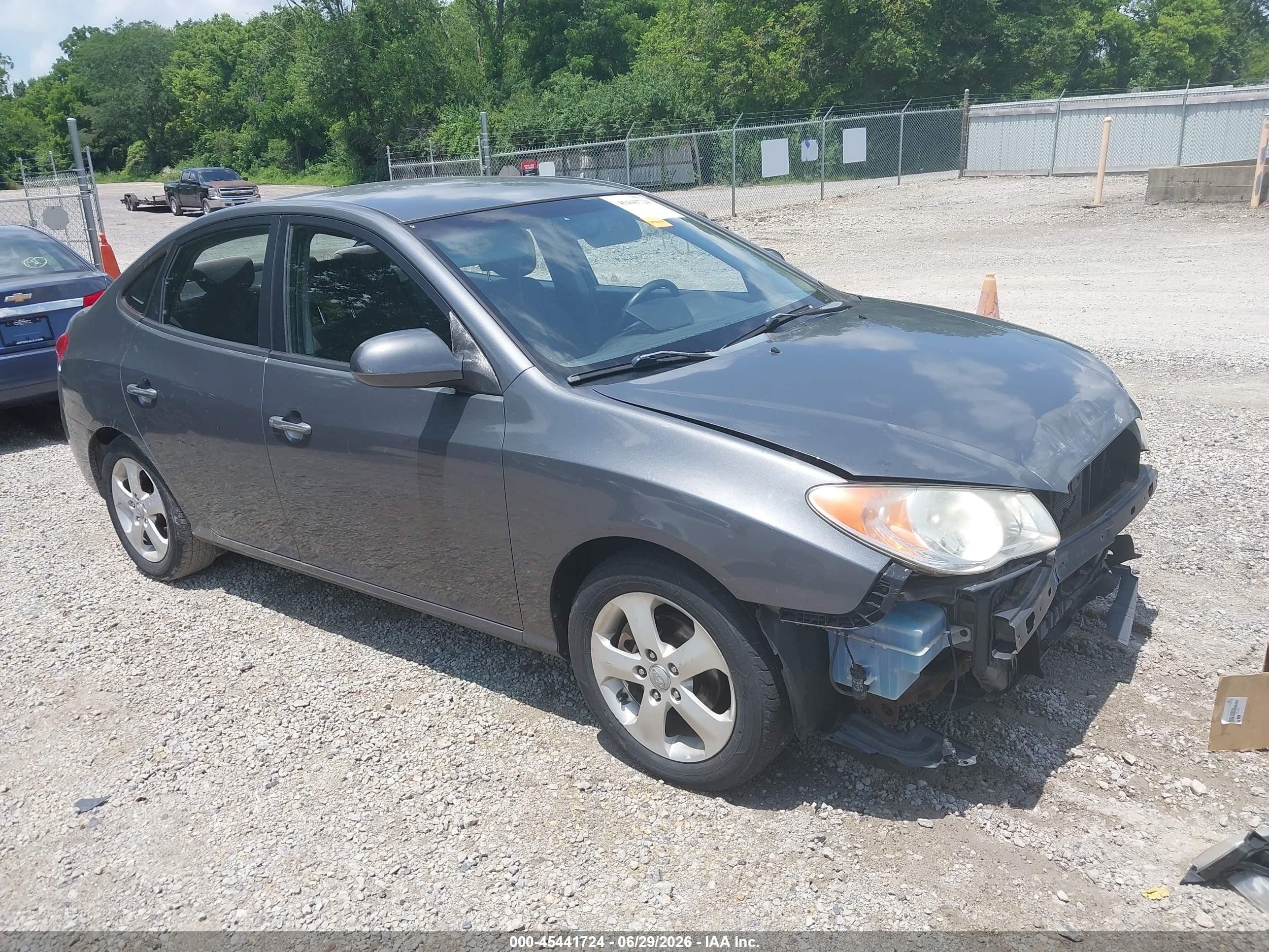 2009 Hyundai Elantra Se Серый vin: KMHDU46DX9U636224