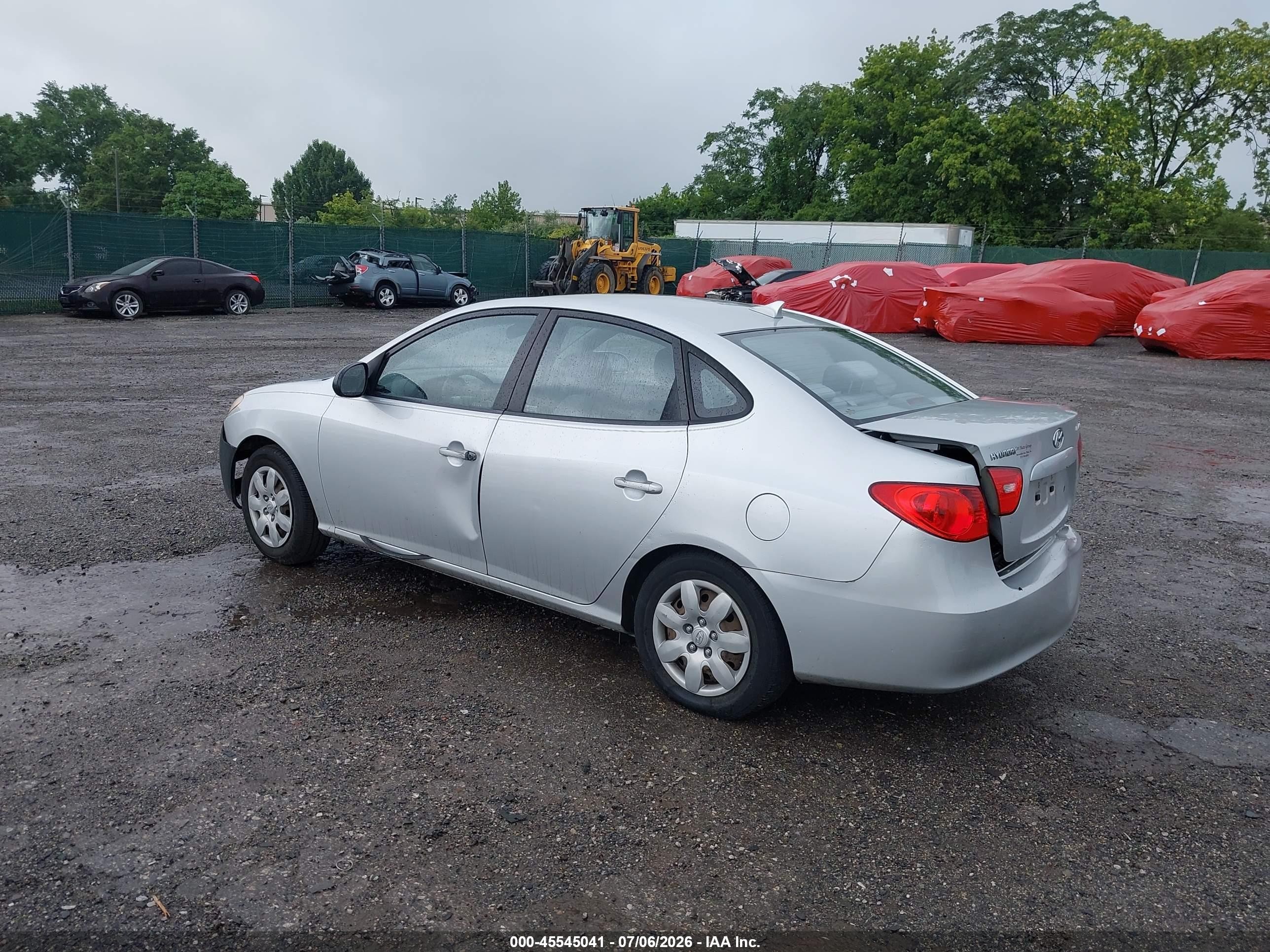 2009 Hyundai Elantra Gls Silver vin: KMHDU46DX9U675721
