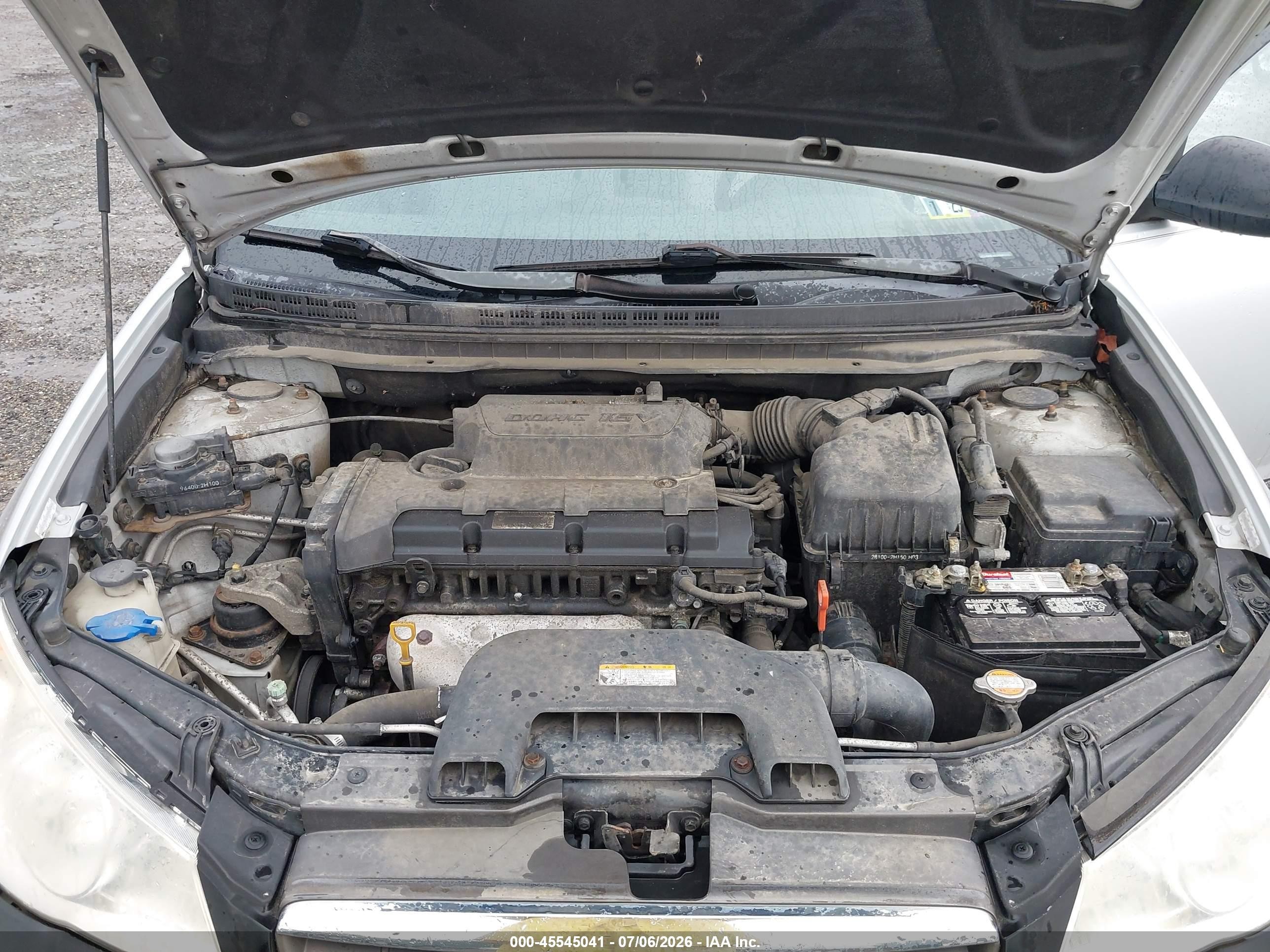 2009 Hyundai Elantra Gls Silver vin: KMHDU46DX9U675721