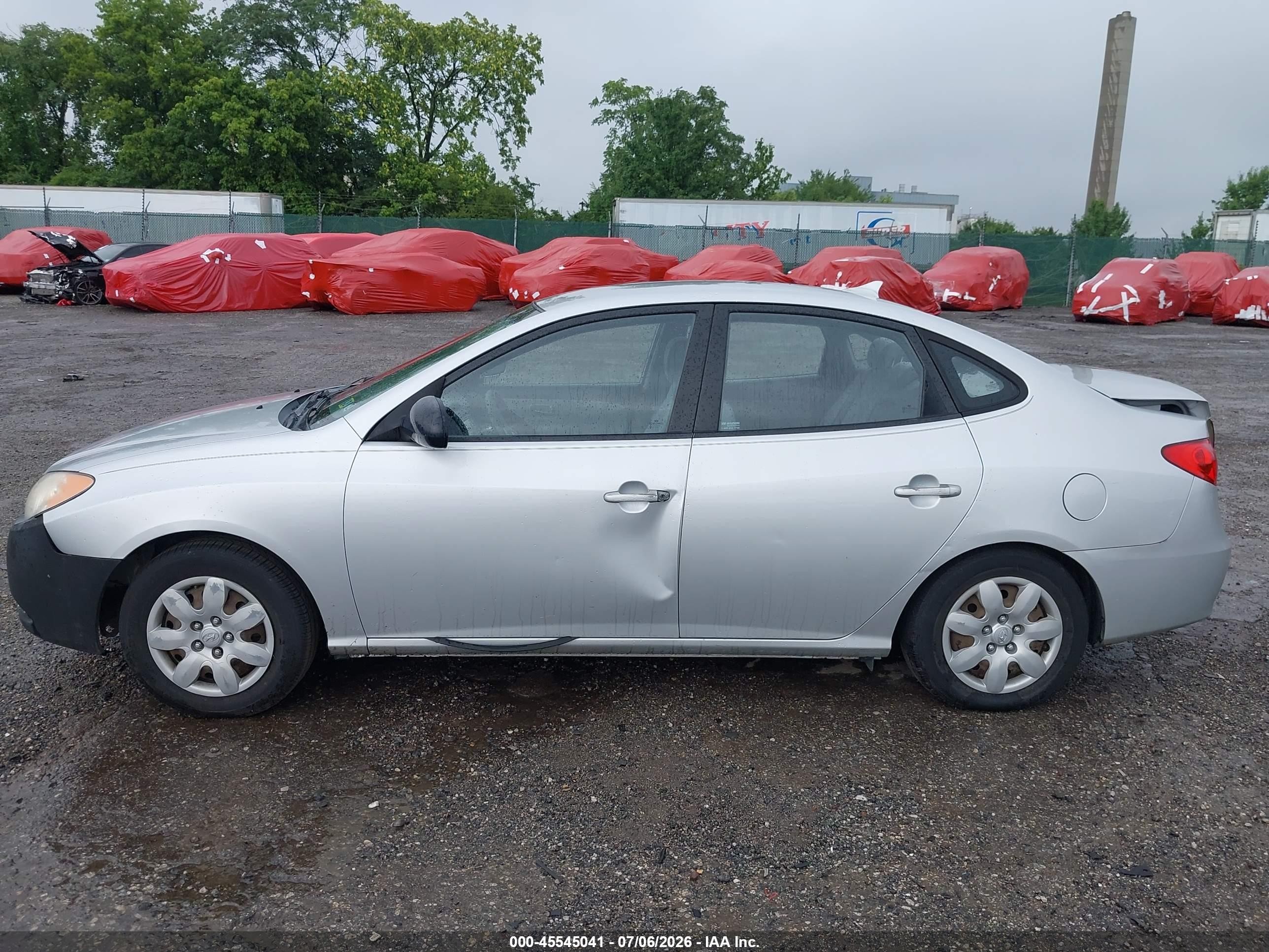 2009 Hyundai Elantra Gls Silver vin: KMHDU46DX9U675721