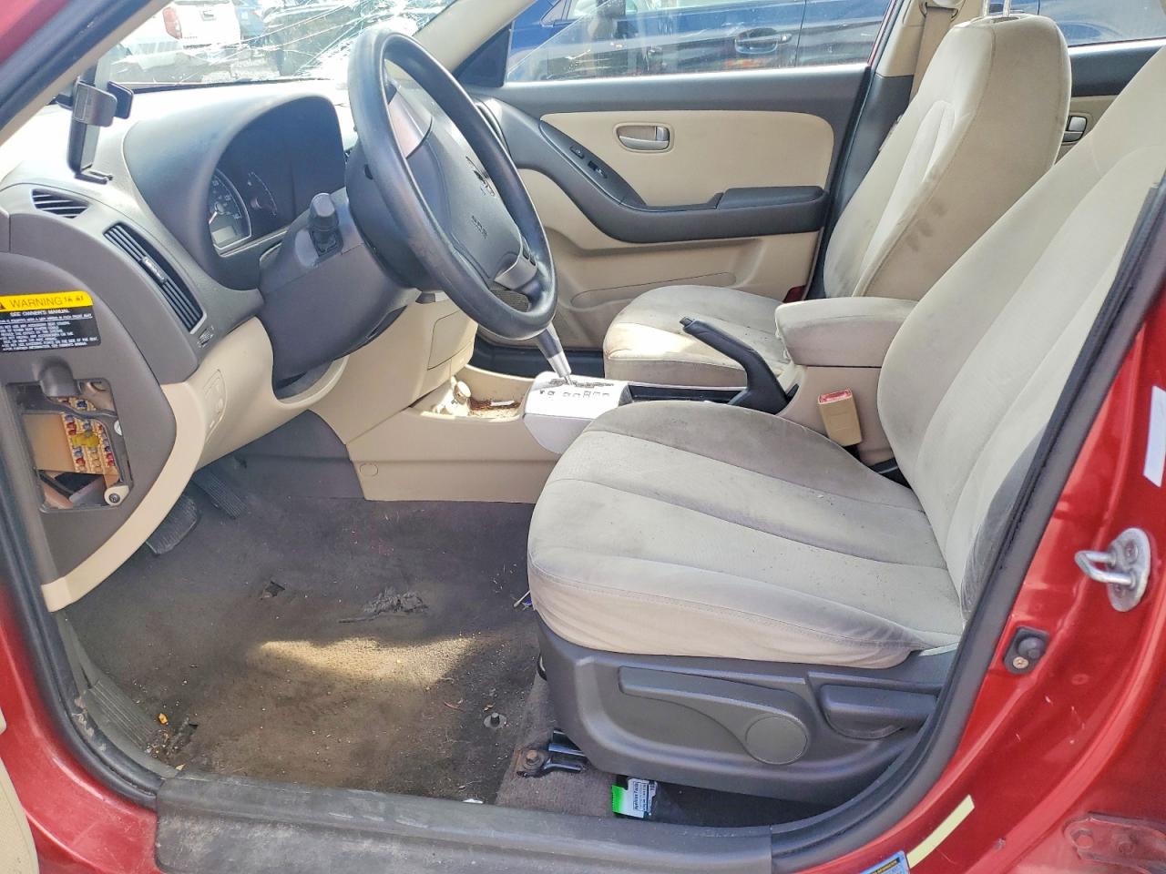 2009 Hyundai Elantra Gls Burgundy vin: KMHDU46DX9U689120