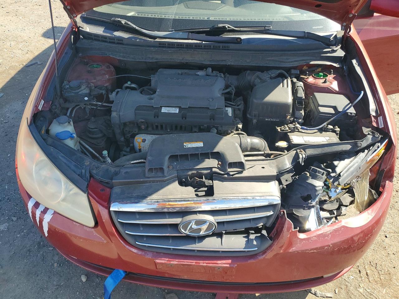 2009 Hyundai Elantra Gls Red vin: KMHDU46DX9U759280