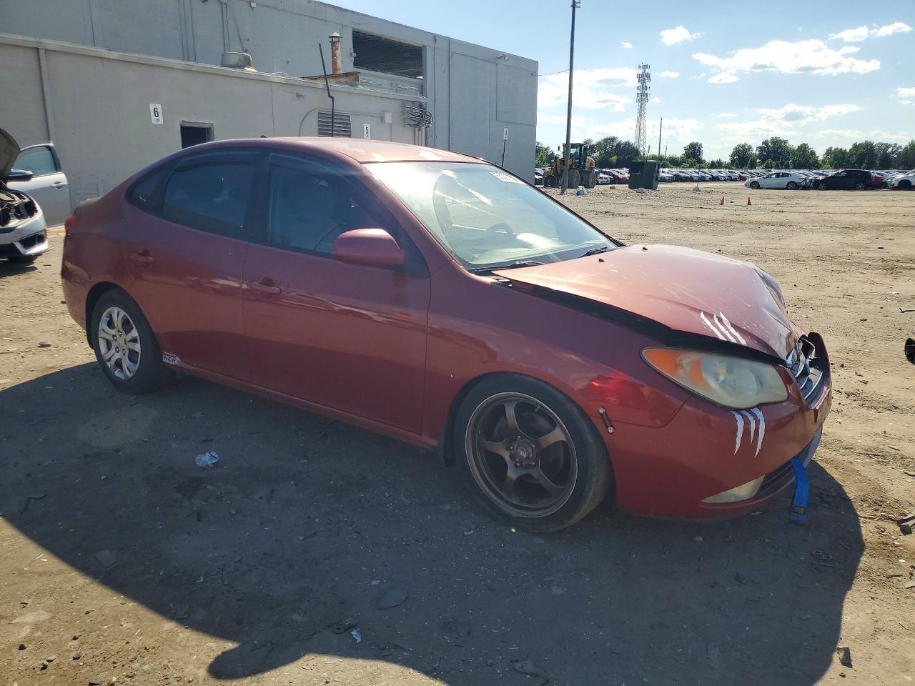 2009 Hyundai Elantra Gls Red vin: KMHDU46DX9U759280