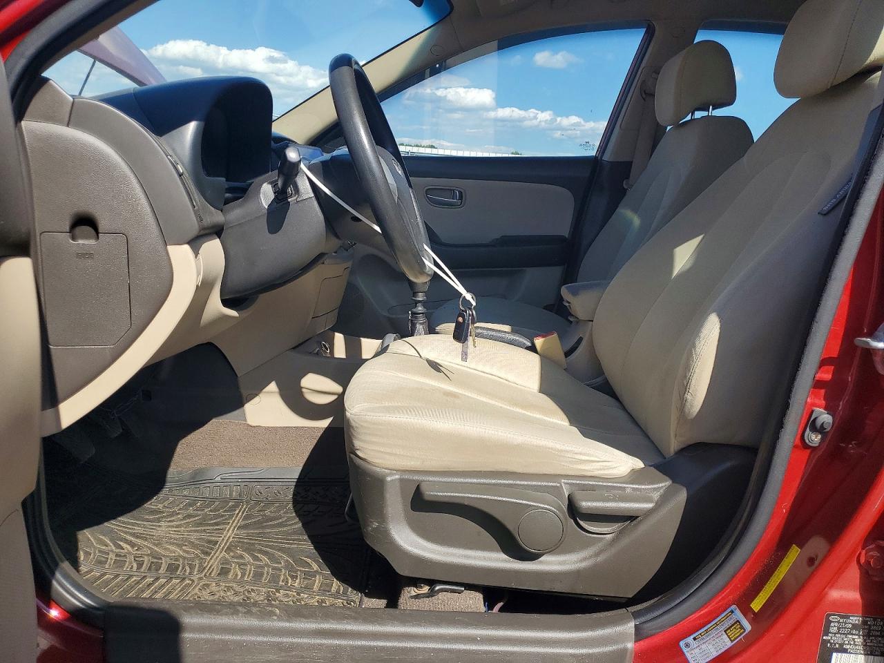 2009 Hyundai Elantra Gls Red vin: KMHDU46DX9U759280