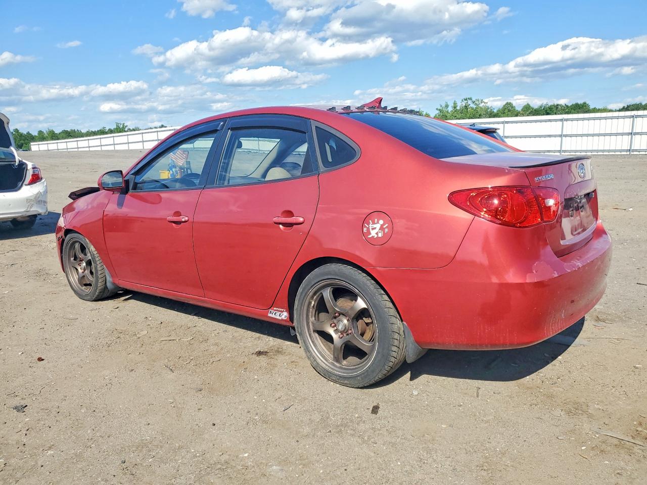 2009 Hyundai Elantra Gls Red vin: KMHDU46DX9U759280