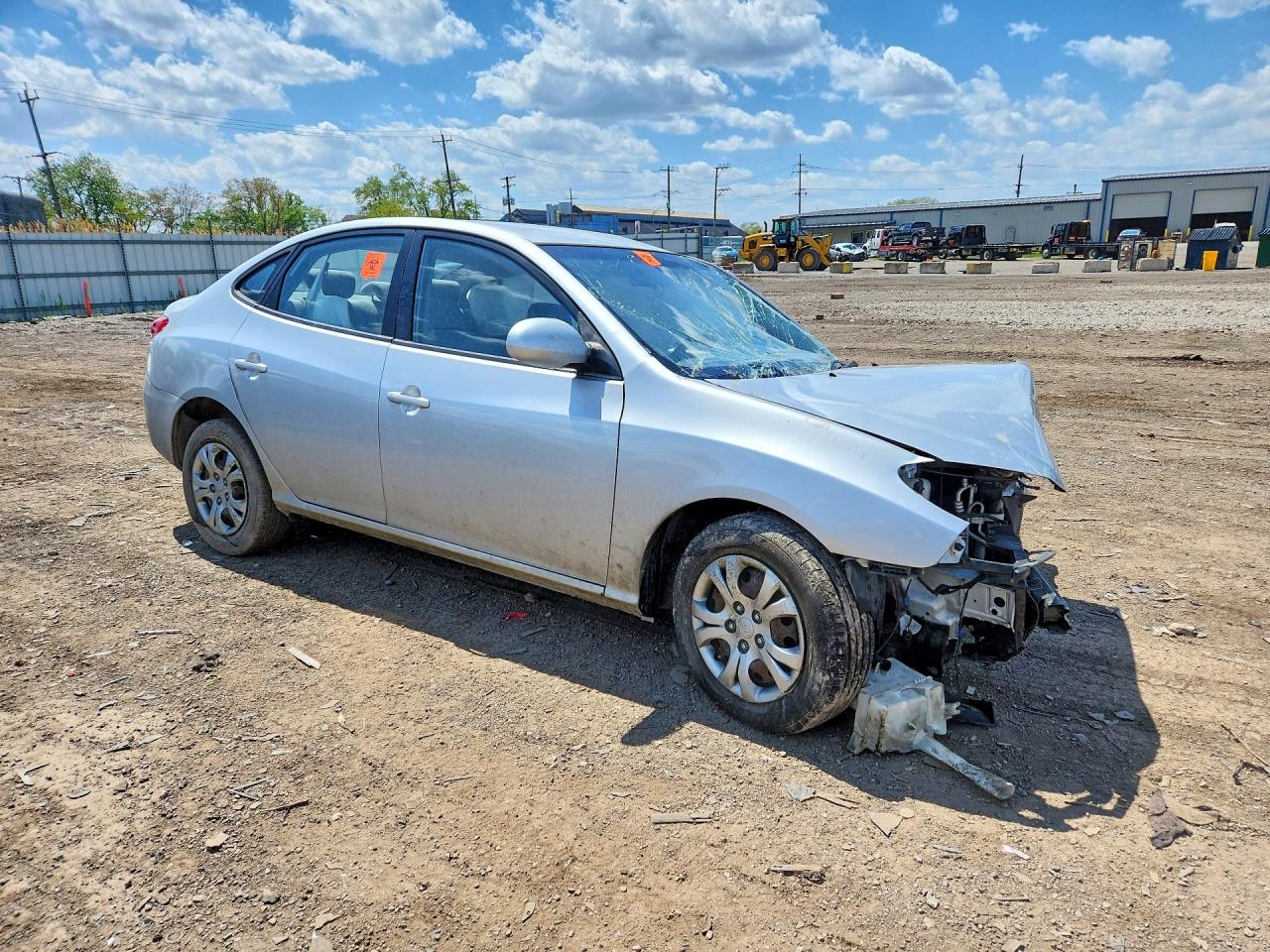 2009 Hyundai Elantra Gls Silver vin: KMHDU46DX9U767525