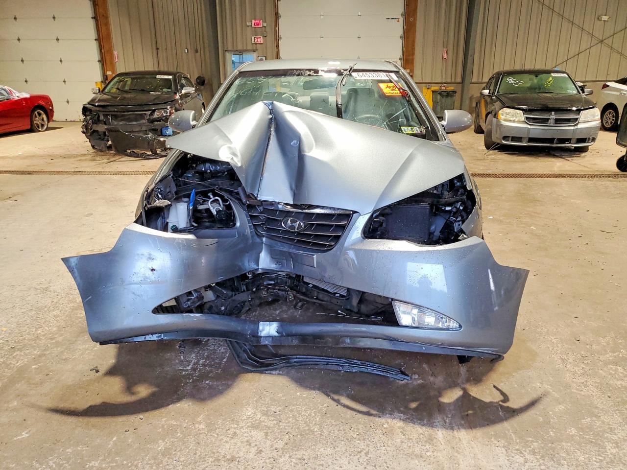 2009 Hyundai Elantra Gls Silver vin: KMHDU46DX9U816044